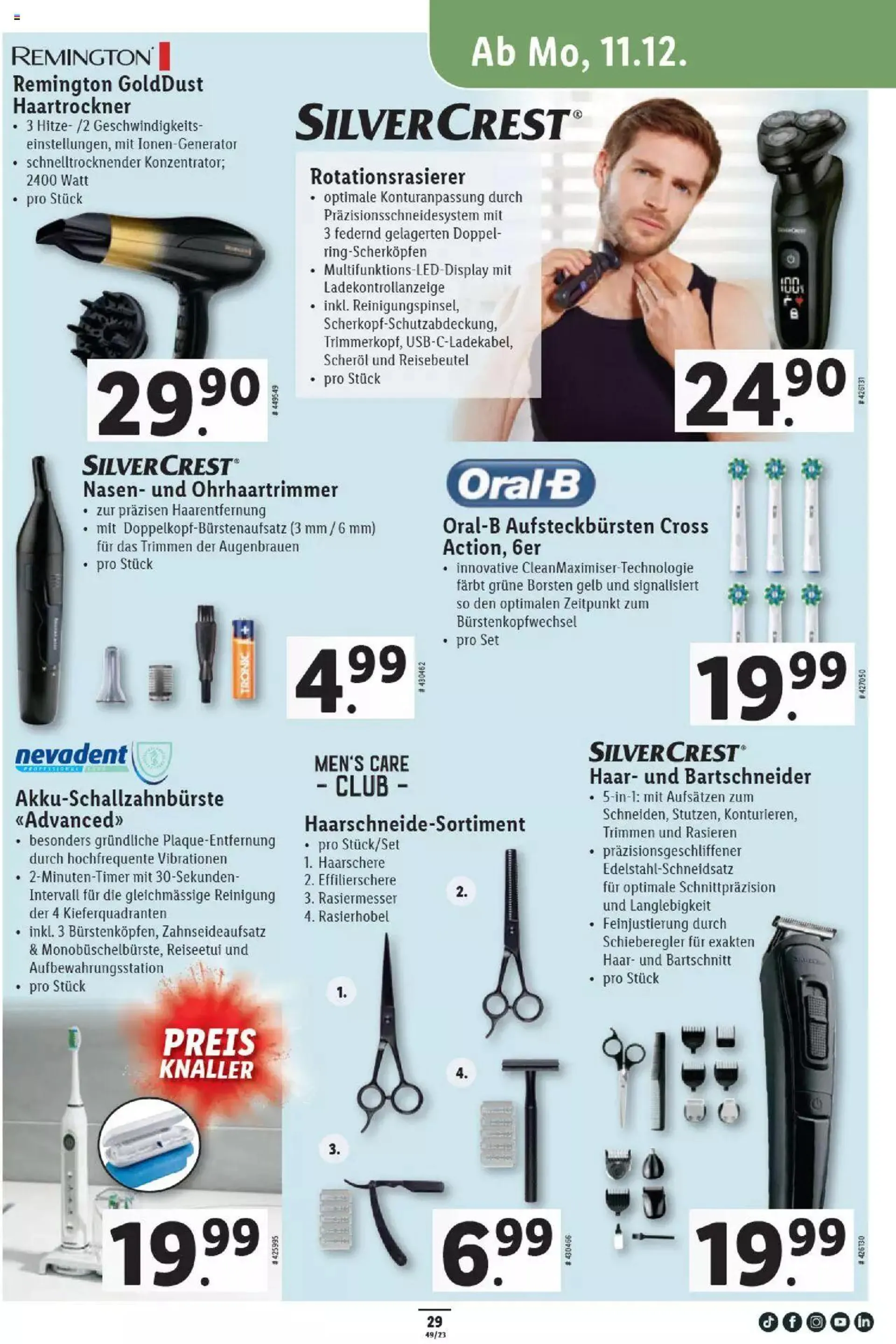 Lidl Aktionen von 7. Dezember bis 13. Dezember 2023 - Prospekt seite  29