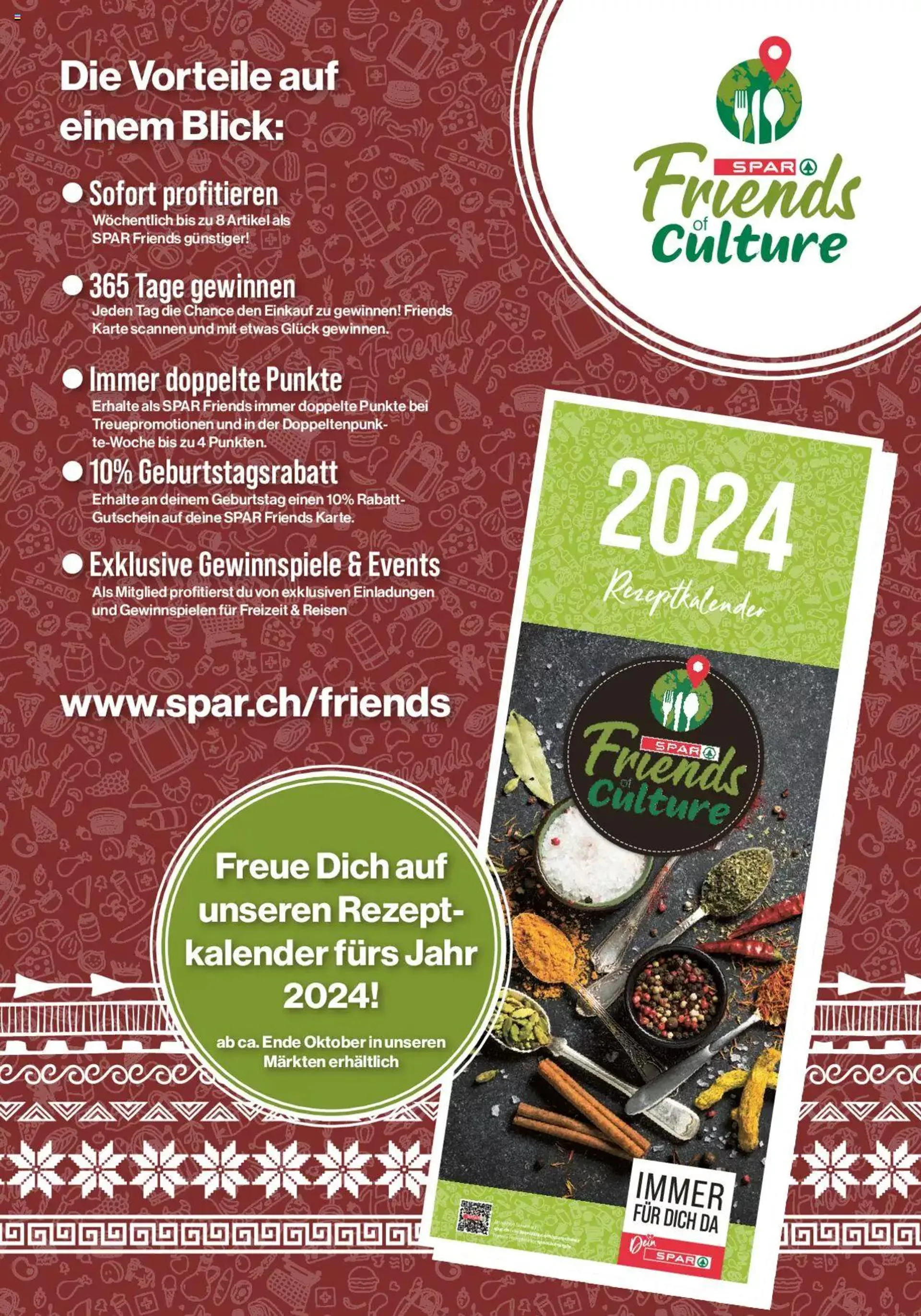 SPAR Kundenmagazin von 22. September bis 31. Dezember 2023 - Prospekt seite  2