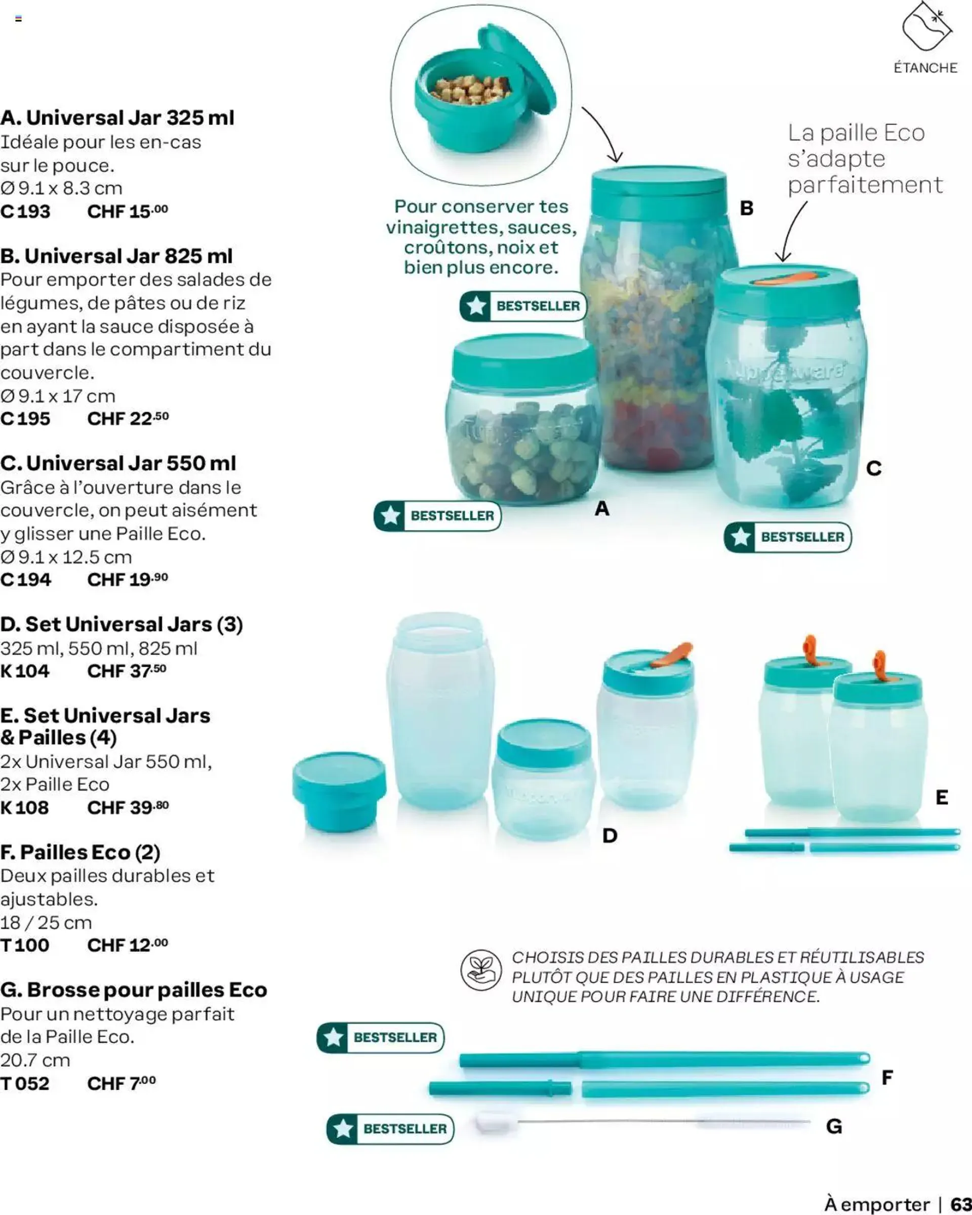 Tupperware Aktionen Frühling / Sommer 2024 von 5. März bis 31. Dezember 2024 - Prospekt seite  63