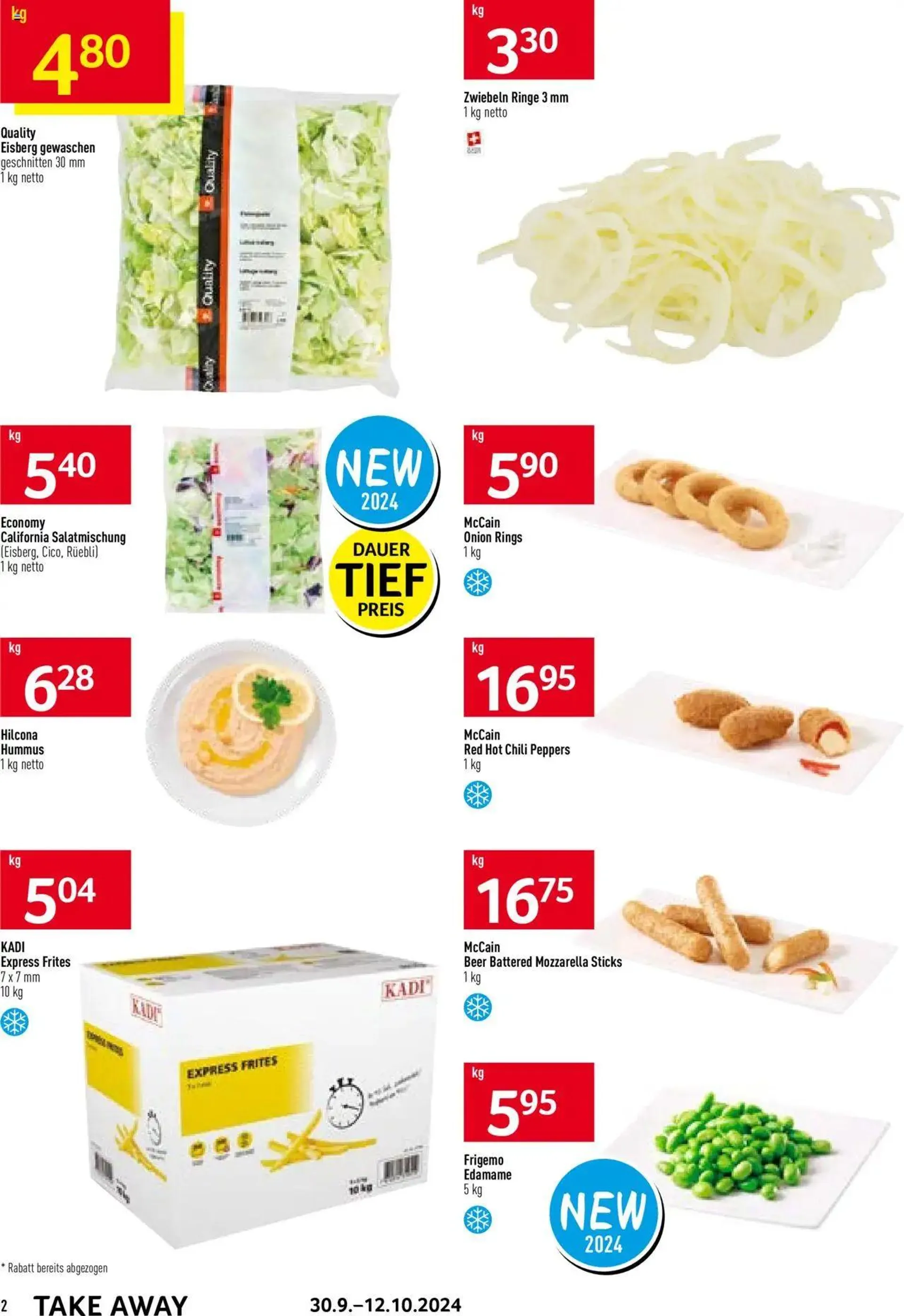 Prodega Aktionen Take Away von 30. September bis 12. Oktober 2024 - Prospekt seite  2