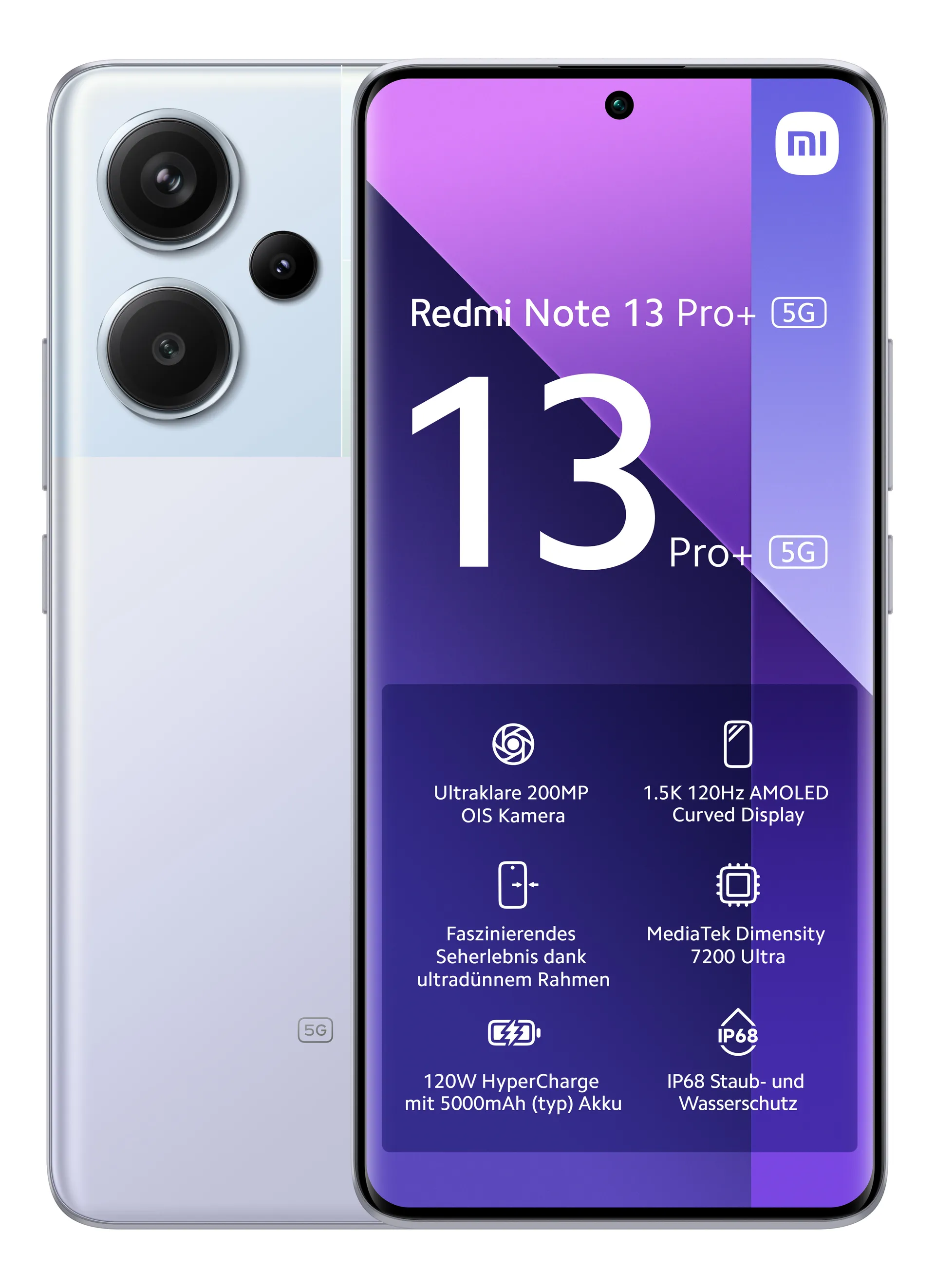 XIAOMI Redmi Note 13 Pro+ 5G - Smartphone (6.67 ", 512 GB, Aurora Purple)