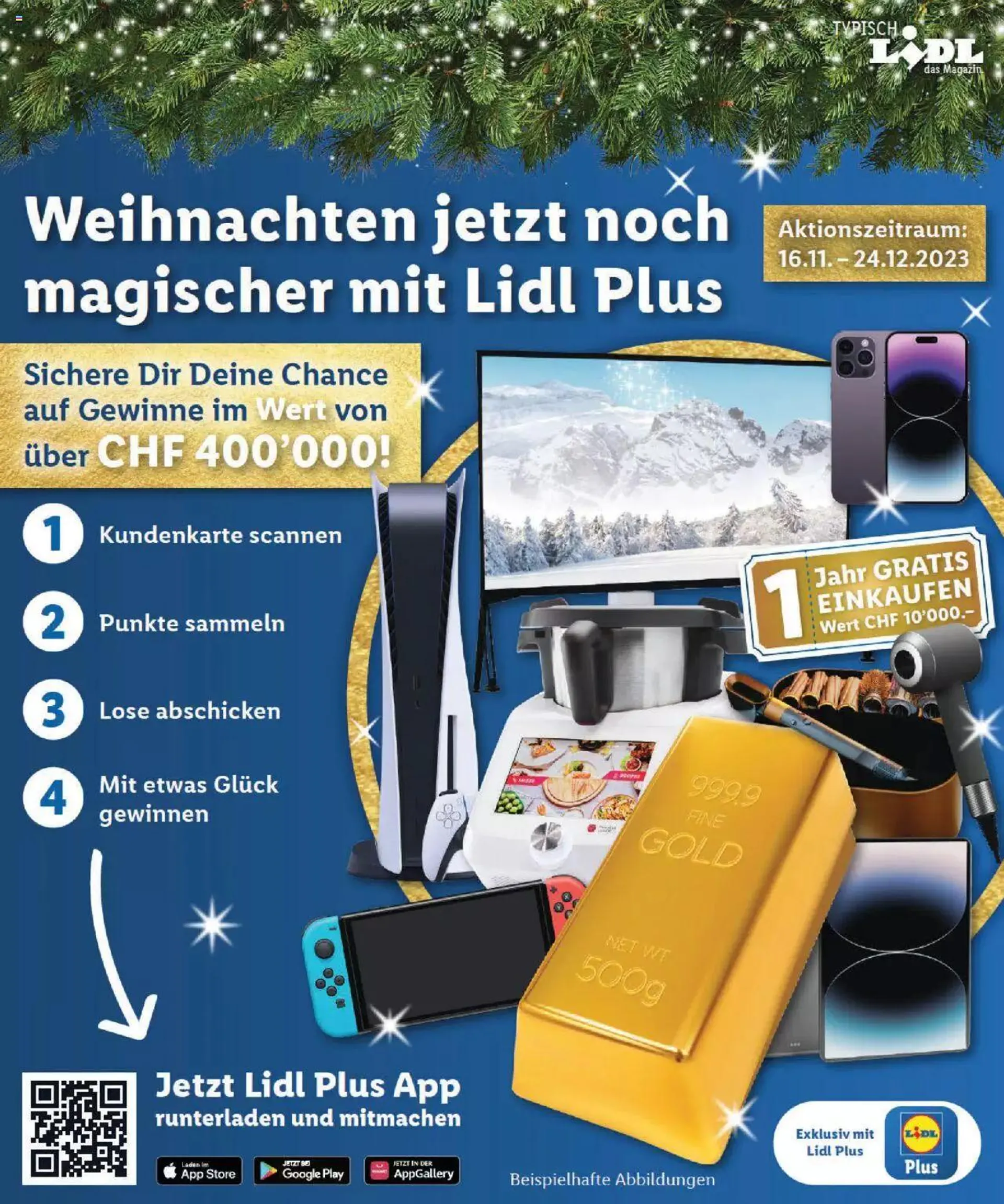 Lidl Magische Weihtnachstzeit von 2. November bis 31. Dezember 2023 - Prospekt seite  40