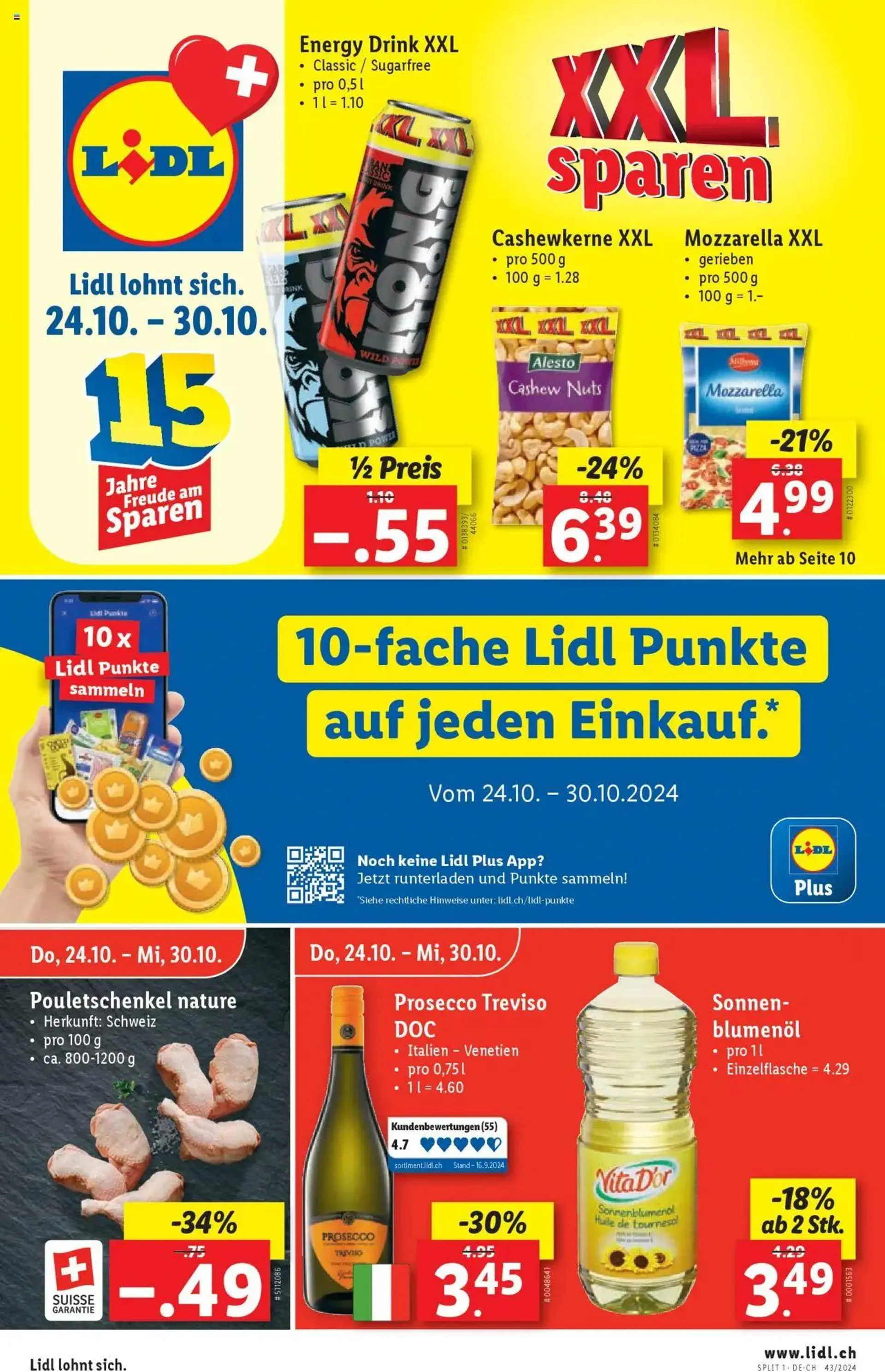 Lidl Aktionen von 24. Oktober bis 30. Oktober 2024 - Prospekt seite  1