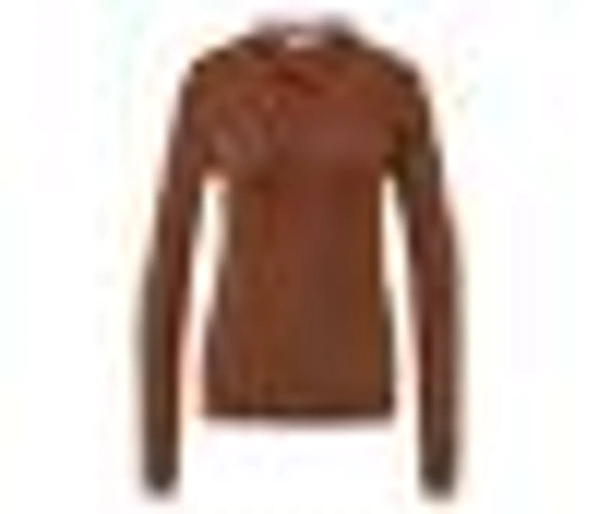 Zopfstrickpullover, cognac