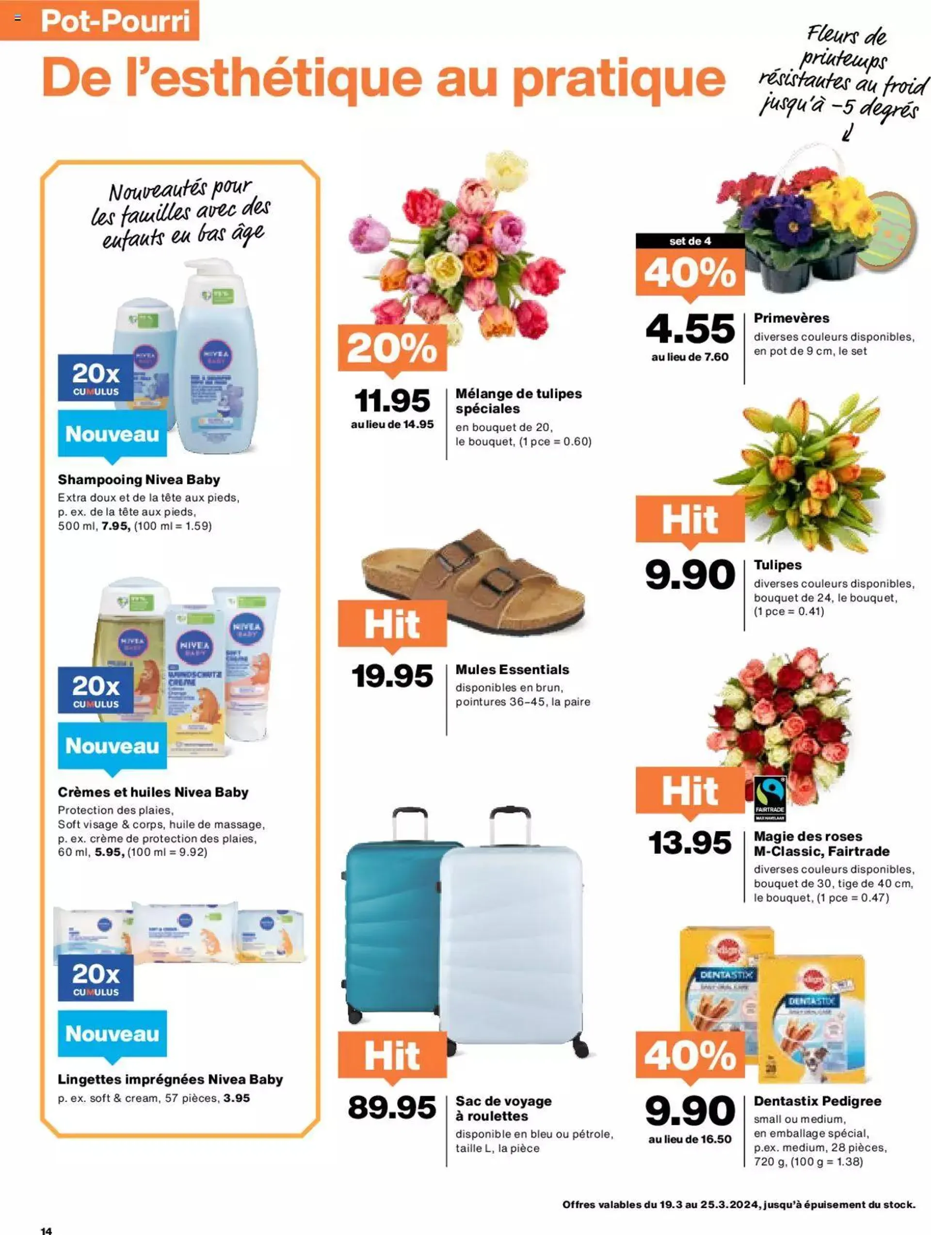 Migros Aktionen von 19. März bis 25. März 2024 - Prospekt seite  14