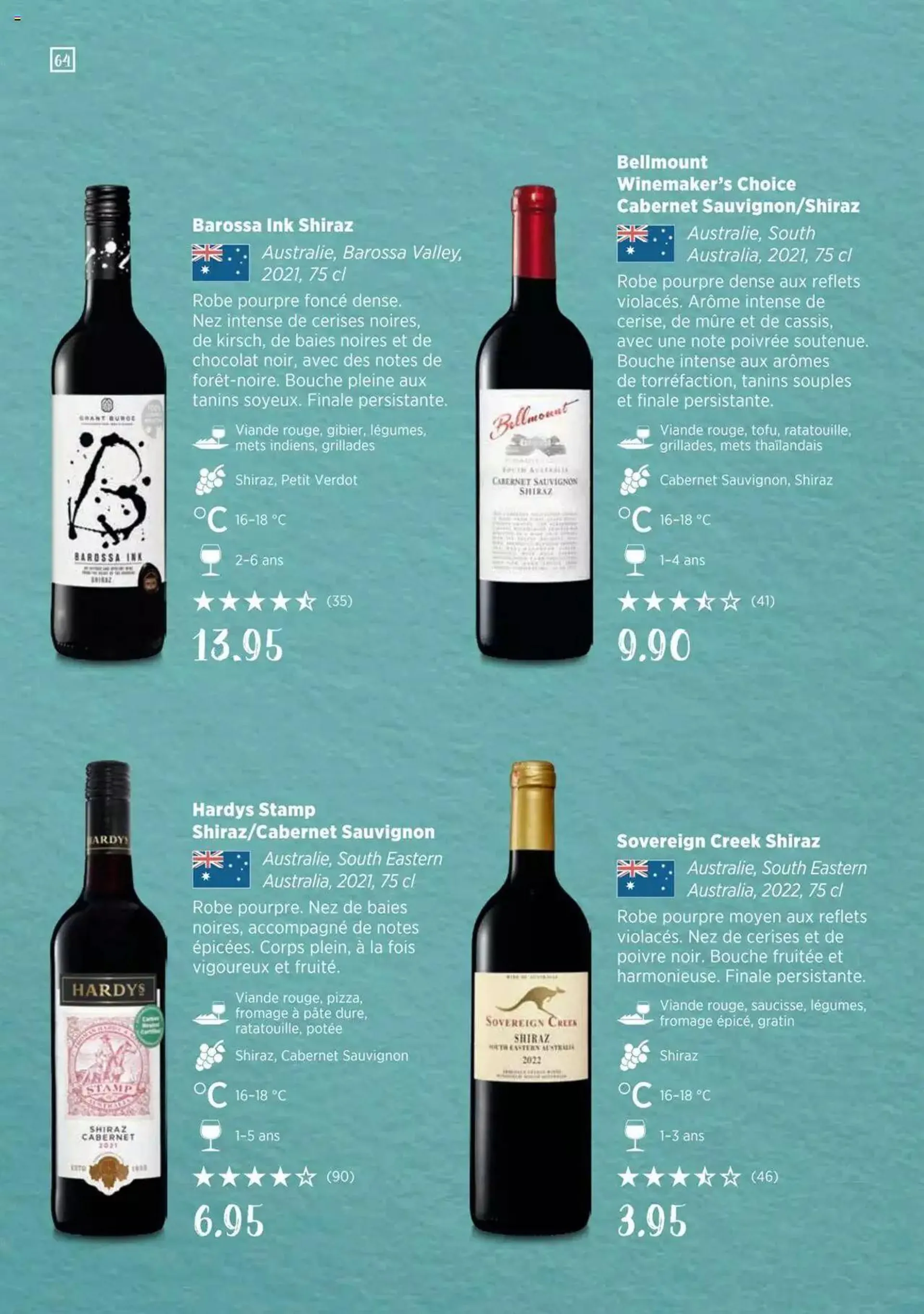 Denner Guide des vins 2023 /2024 FR von 11. September bis 31. Dezember 2023 - Prospekt seite  64