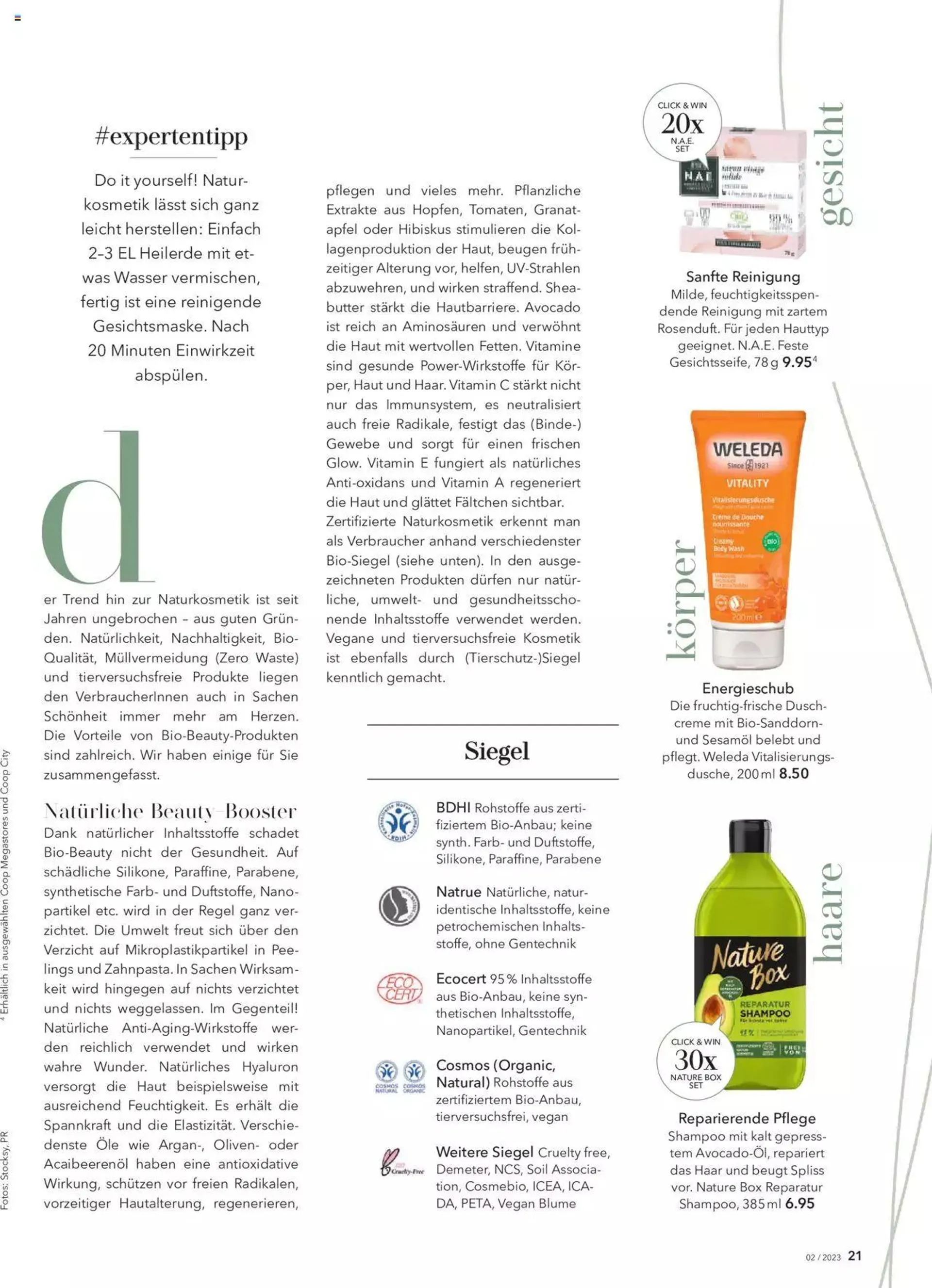 Coop Beauty & Life von 3. April bis 31. Dezember 2023 - Prospekt seite  21