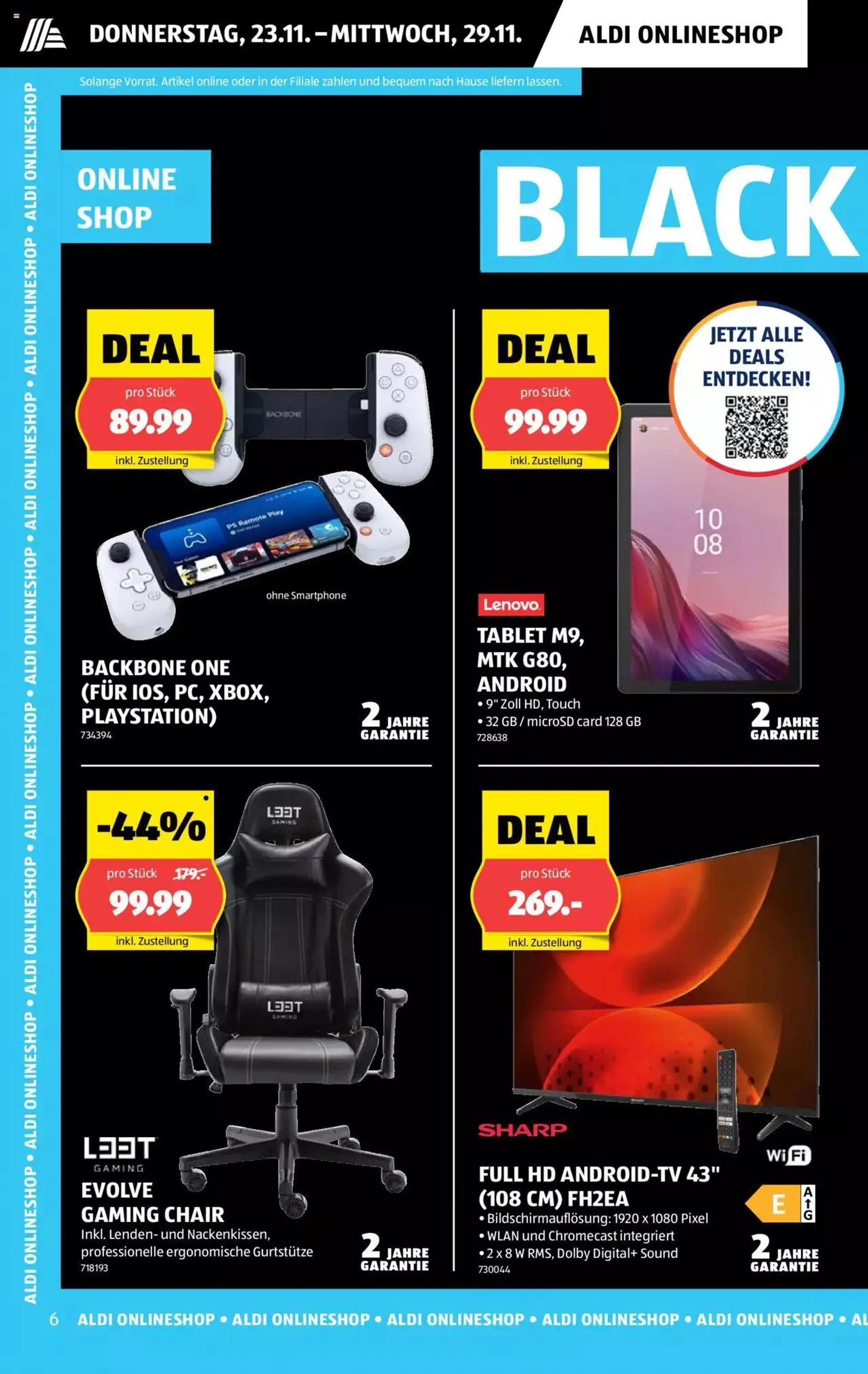 Aldi Black Week Deals von 23. November bis 29. November 2023 - Prospekt seite  6