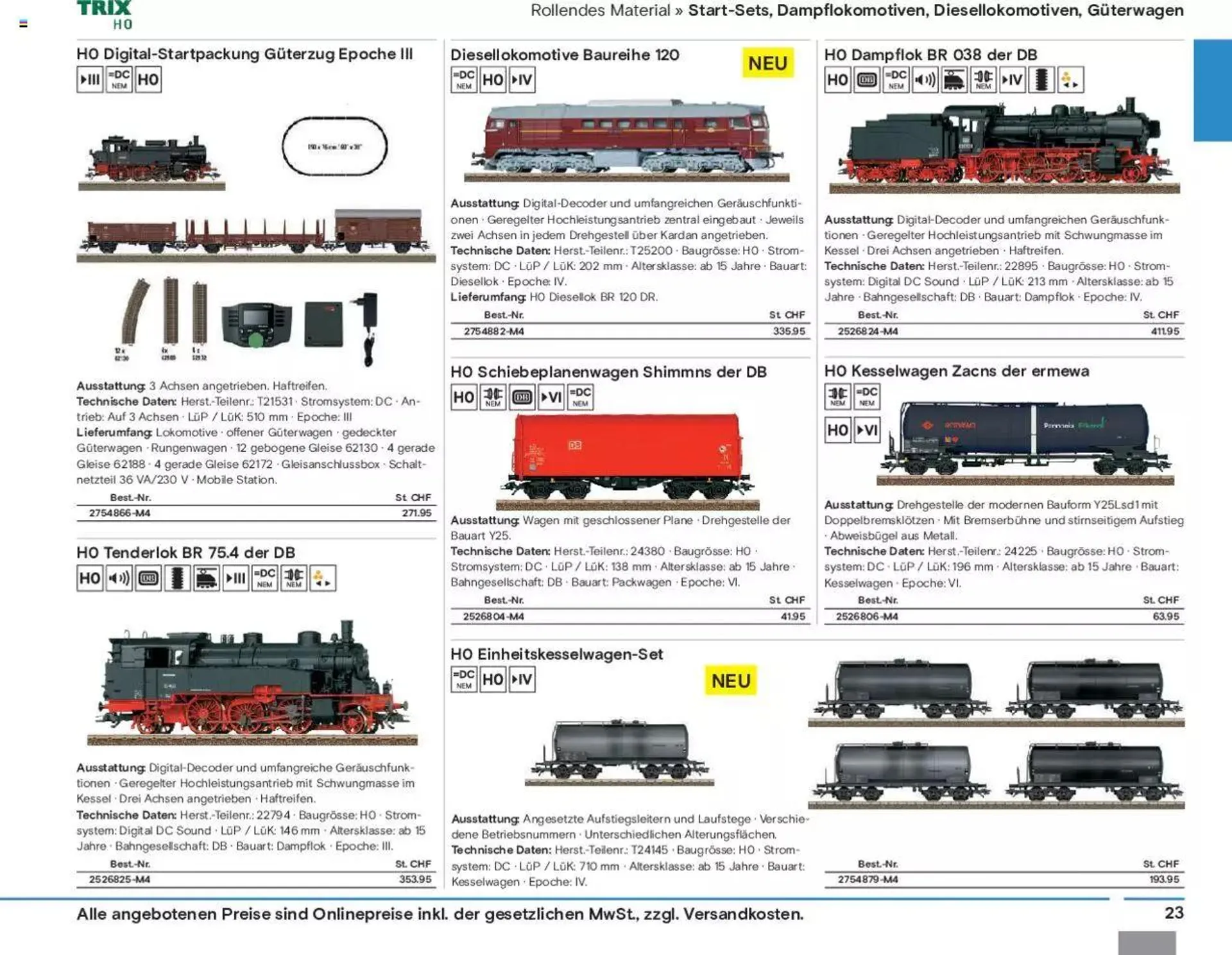 Conrad Modellbahn Katalog 2023/24 von 5. September bis 31. Dezember 2023 - Prospekt seite  25