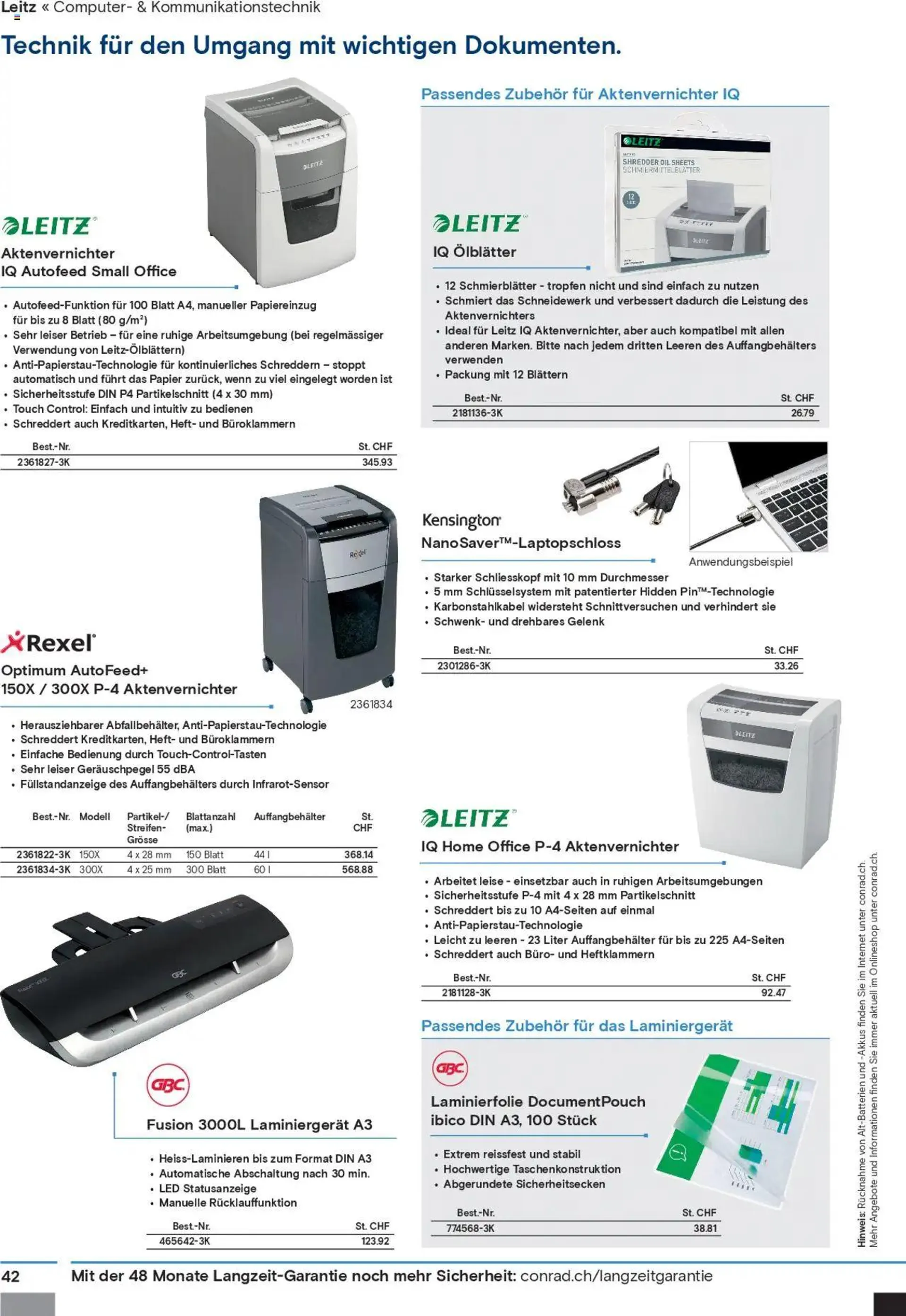 Conrad Aktionen Technik Deals von 2. September bis 20. Oktober 2024 - Prospekt seite  44