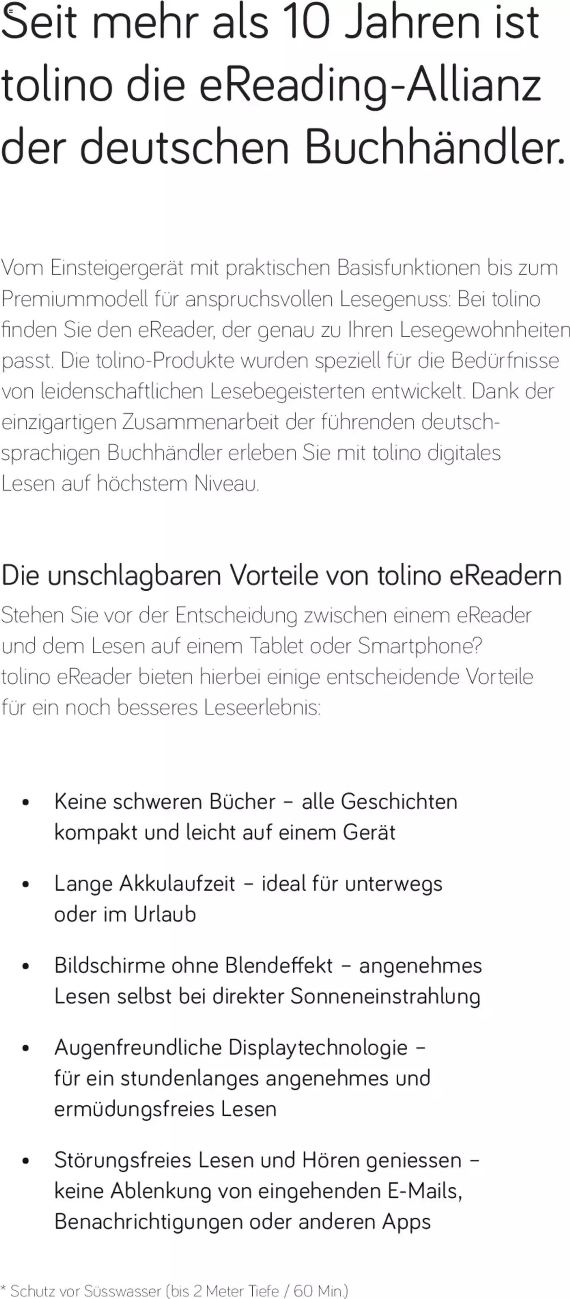 Weltbild - Tolino Broschüre von 11. April bis 31. Dezember 2024 - Prospekt seite  2