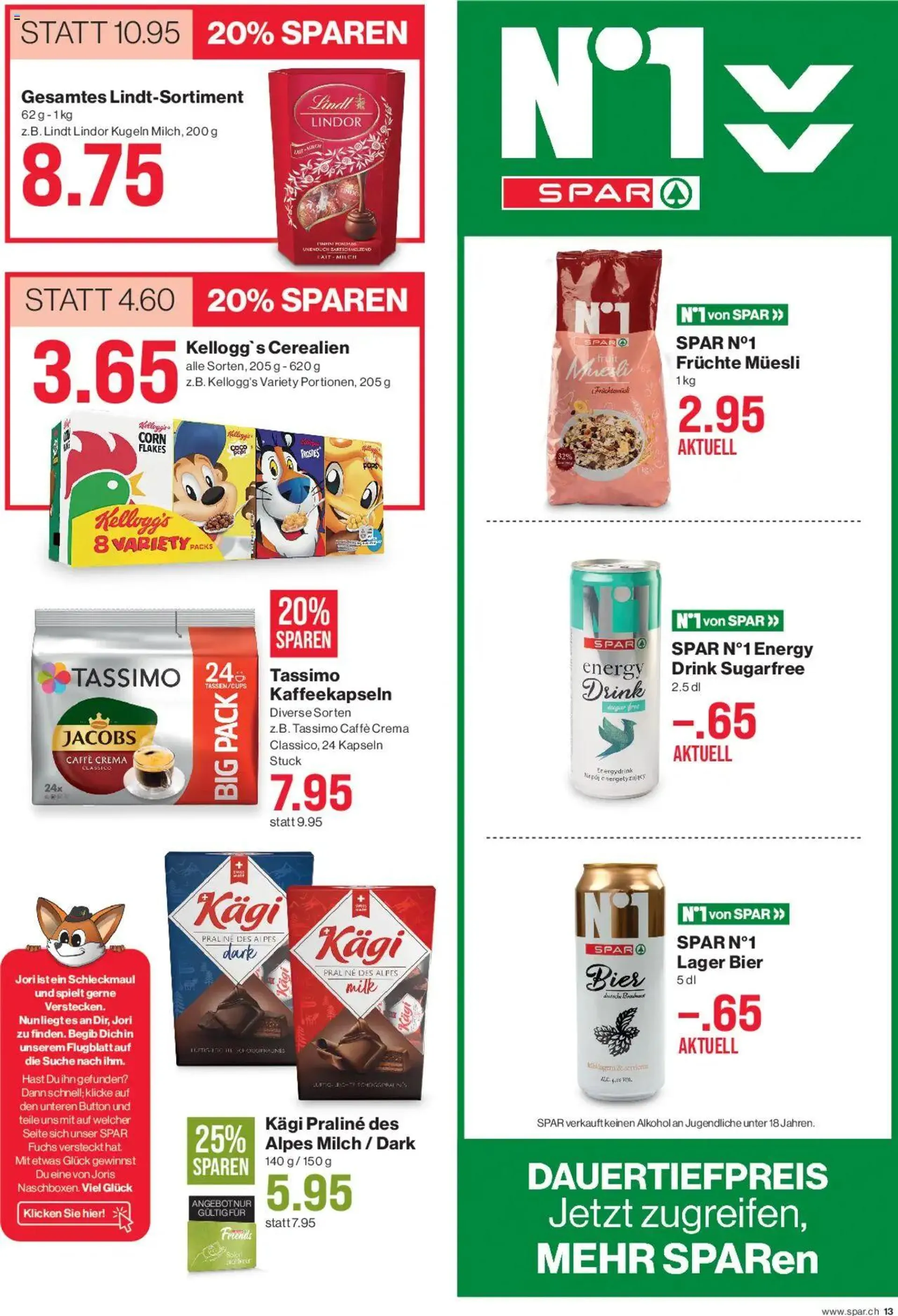 SPAR Aktionen von 3. Oktober bis 9. Oktober 2024 - Prospekt seite  13