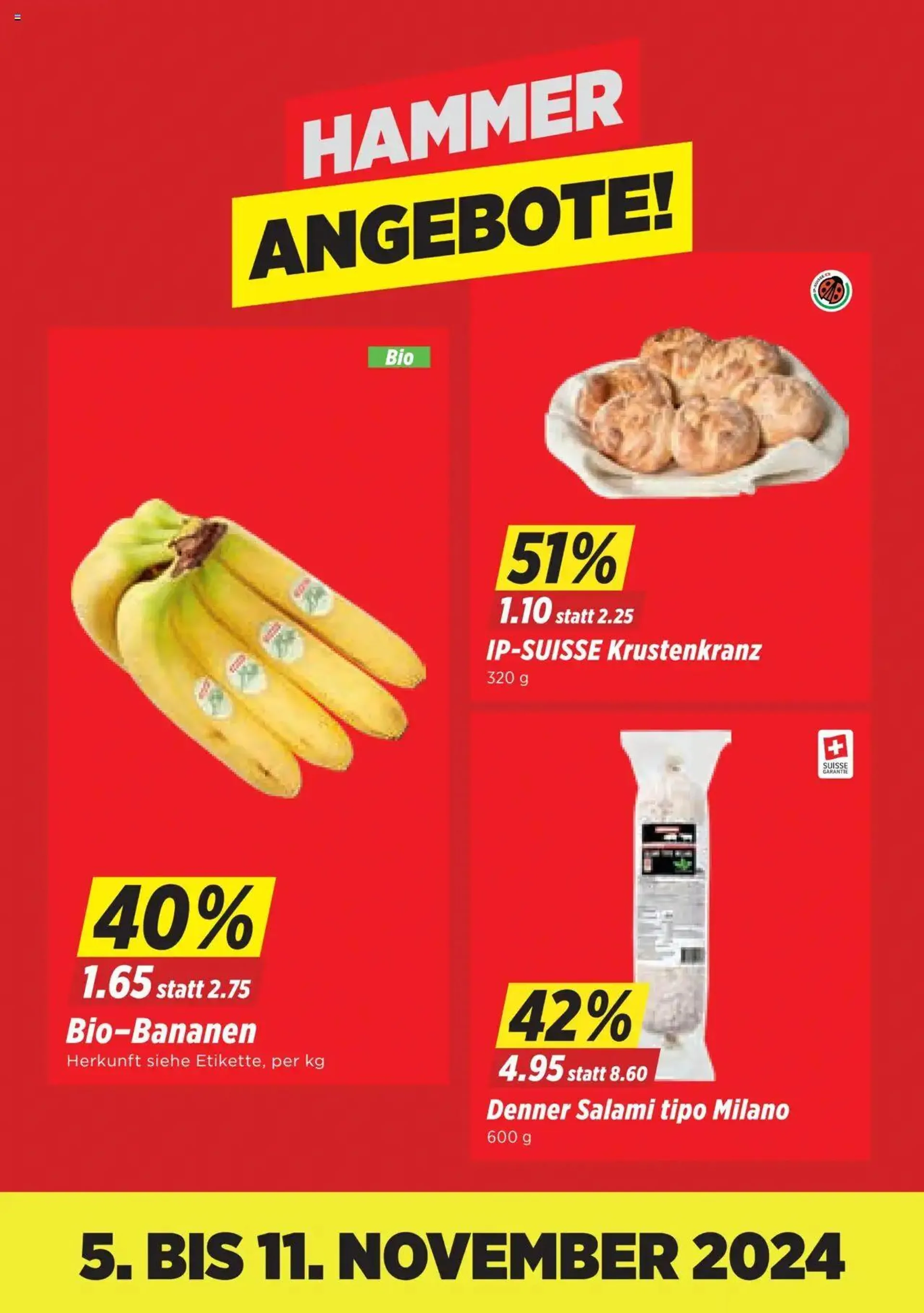 Denner Aktionen Neueröffnungsangebote, Marktgasse von 2. September bis 31. Dezember 2024 - Prospekt seite  5