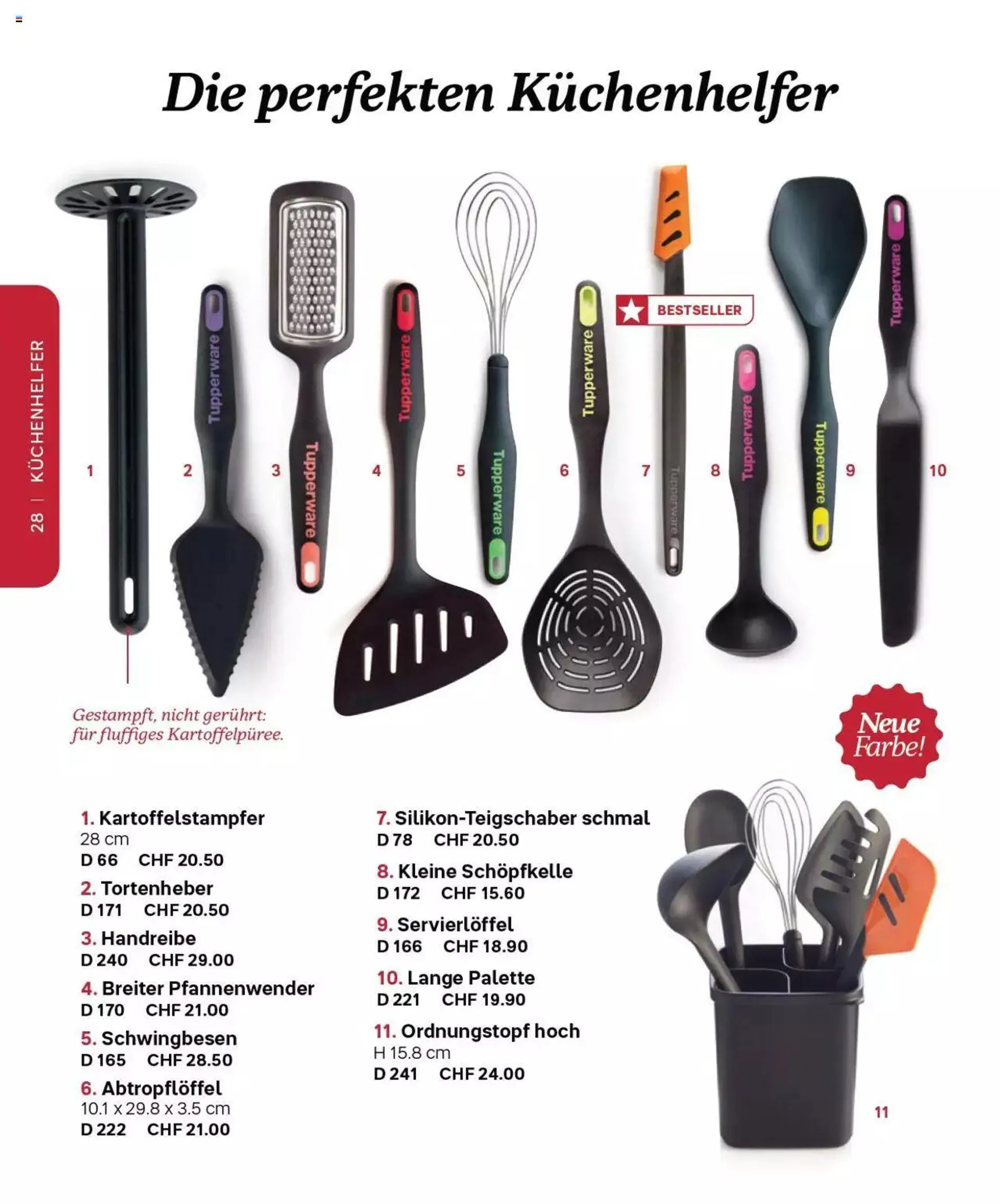 Tupperware - Herbst / Winter 2022-23 von 1. September bis 31. Dezember 2023 - Prospekt seite  28
