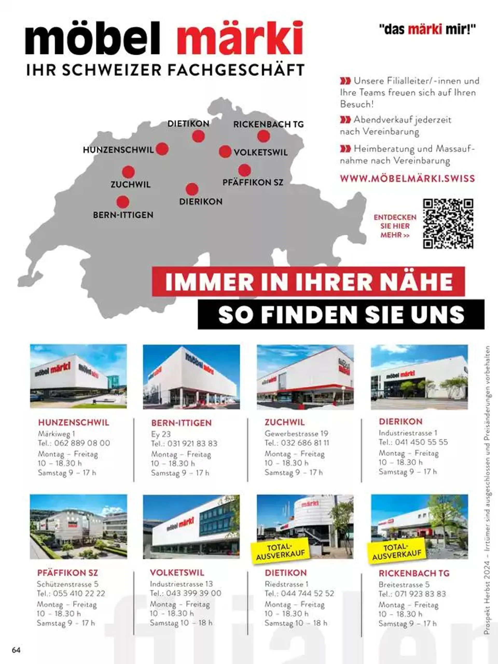 Herbst 2024 von 19. Oktober bis 31. Januar 2025 - Prospekt seite  64