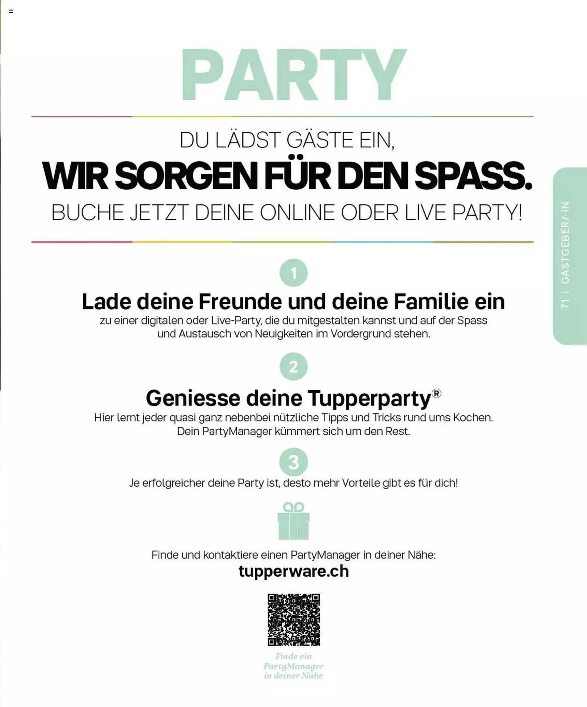 Tupperware - Herbst / Winter 2022-23 von 1. September bis 31. Dezember 2023 - Prospekt seite  71