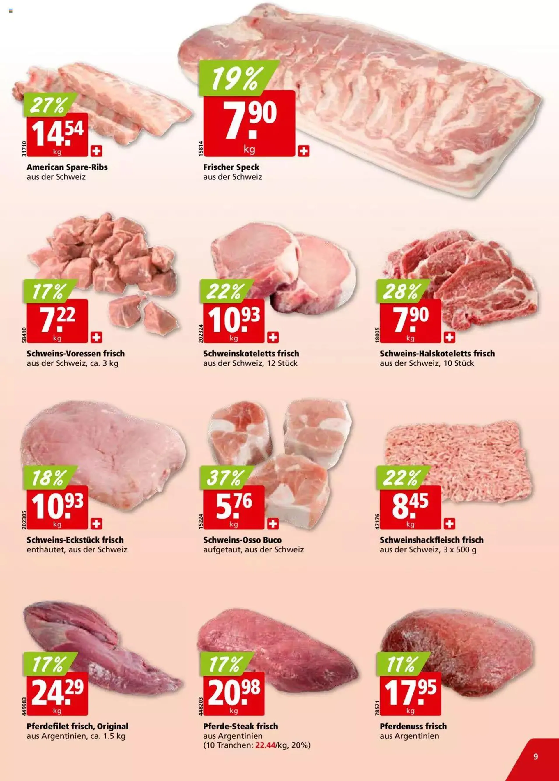 Aligro Aktionen - Chavannes, Matran, Genf, Sitten von 4. Dezember bis 9. Dezember 2023 - Prospekt seite  9
