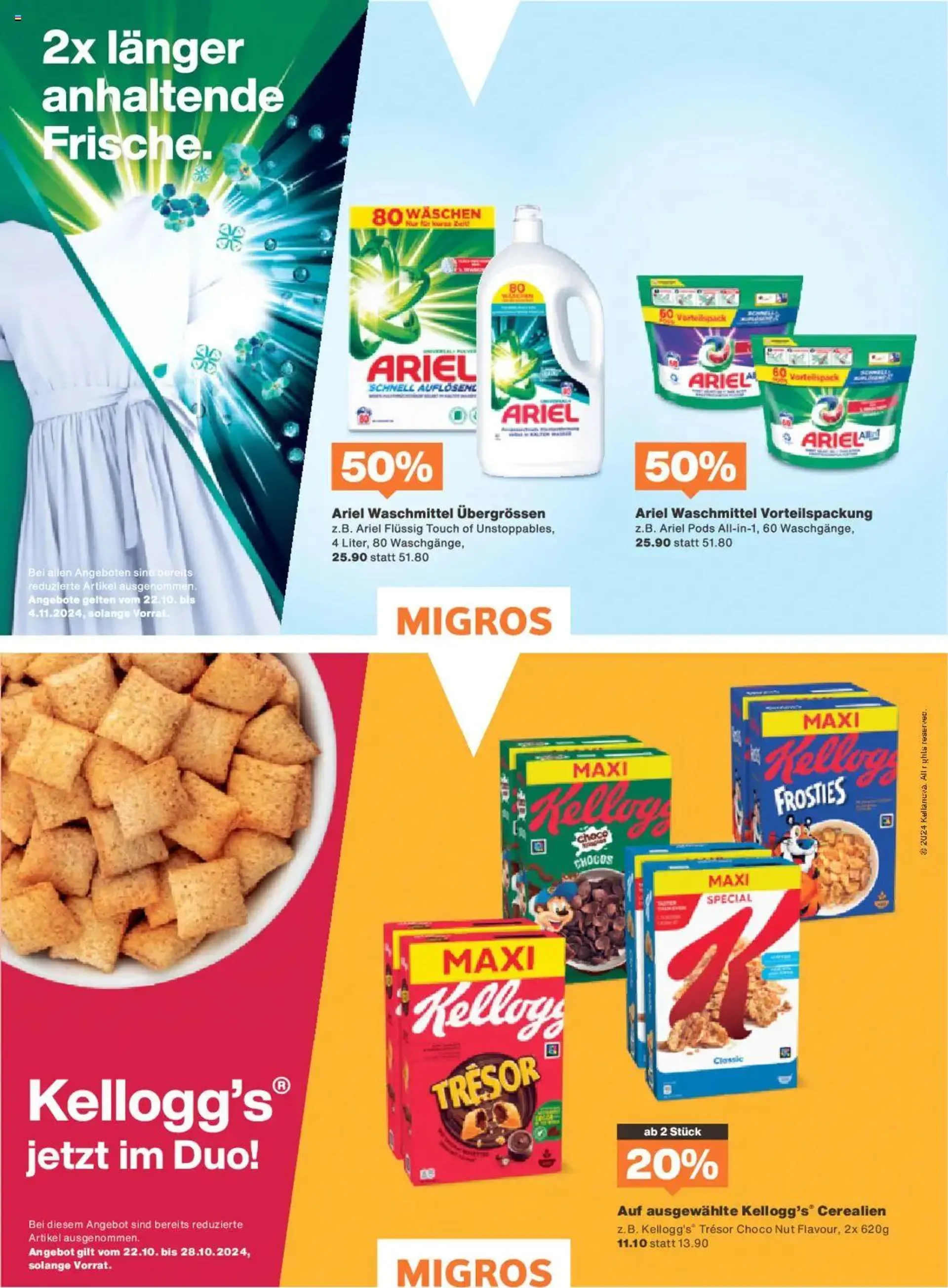 Migros - Magazin von 21. Oktober bis 27. Oktober 2024 - Prospekt seite  46