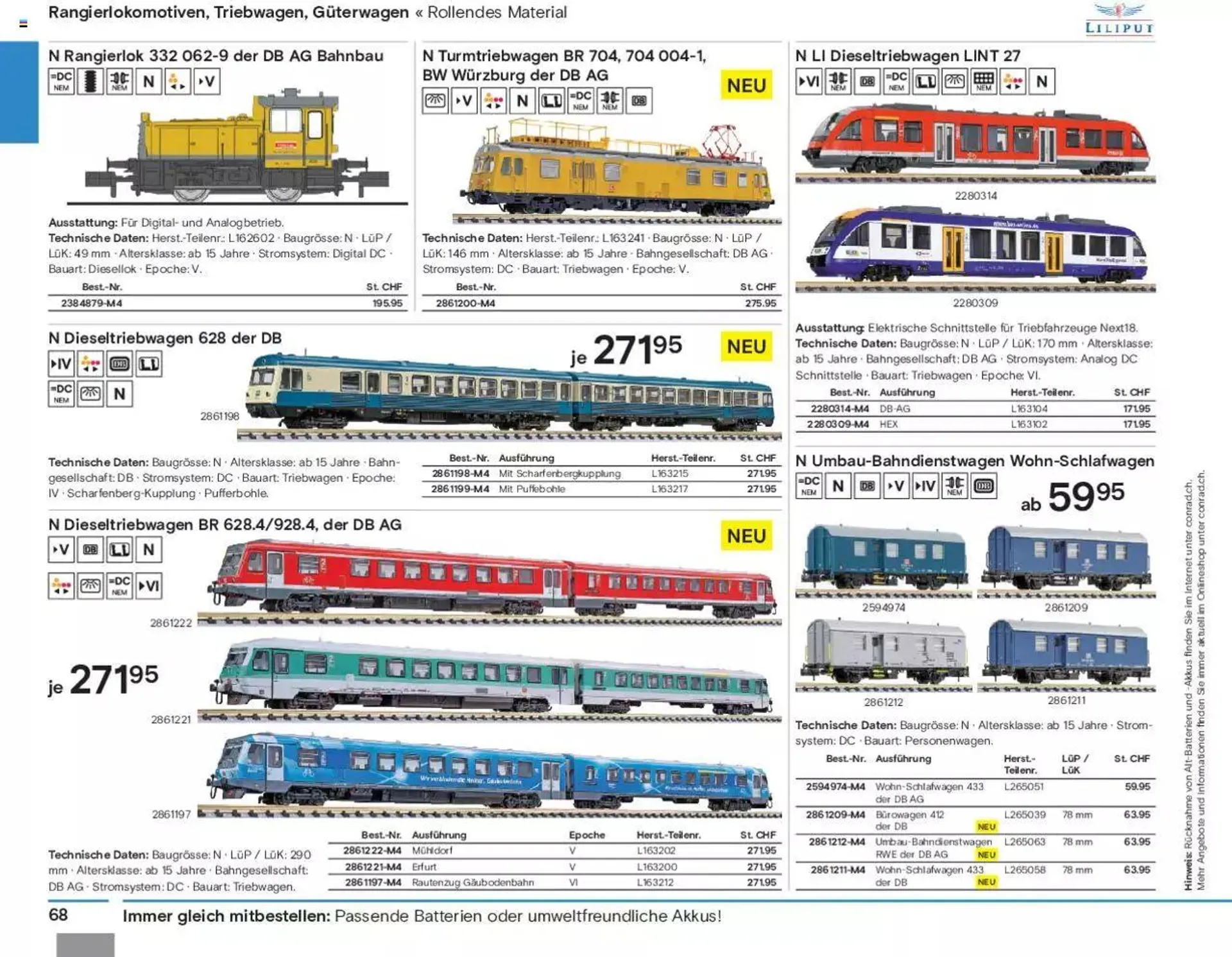 Conrad Modellbahn Katalog 2023/24 von 5. September bis 31. Dezember 2023 - Prospekt seite  70