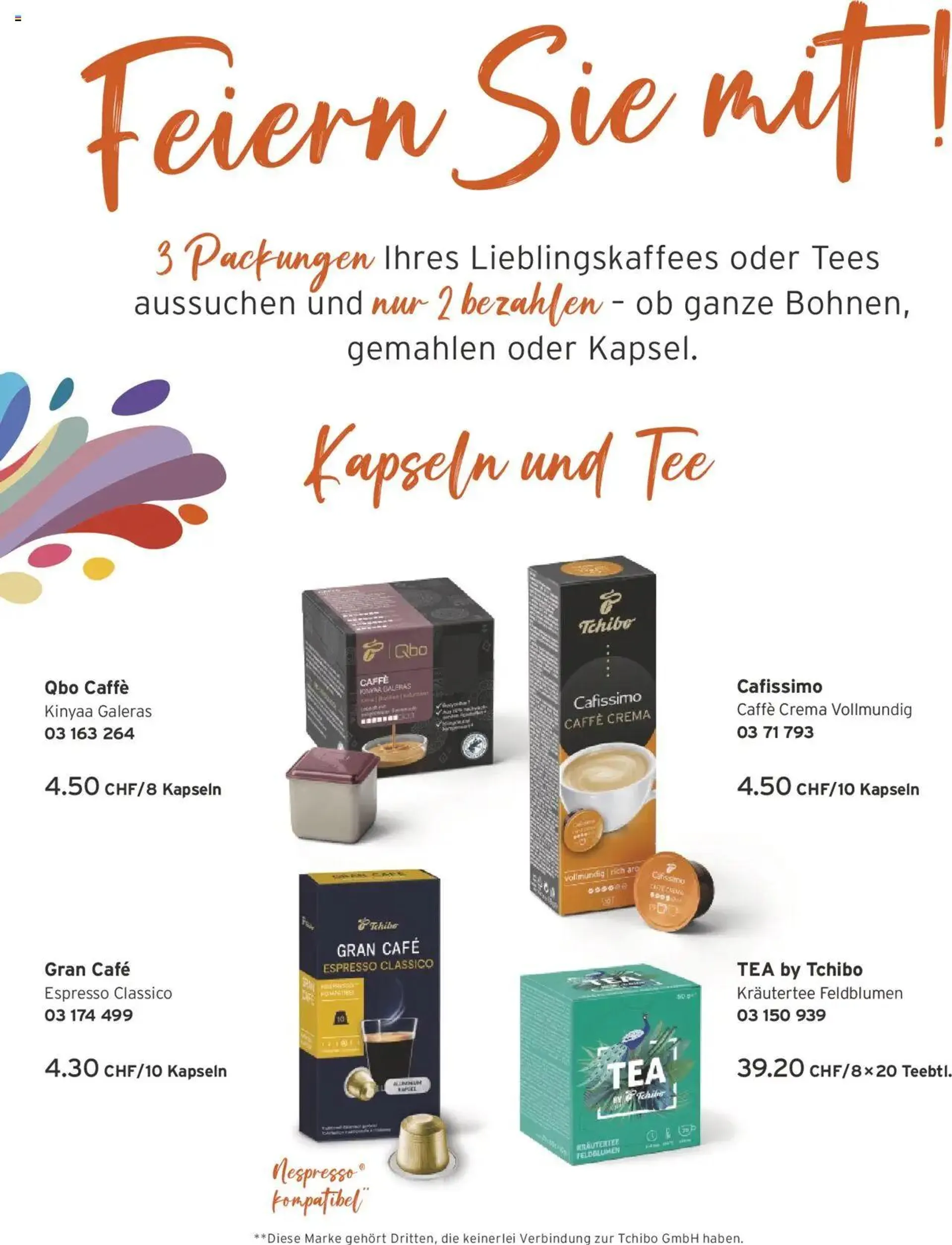 Tchibo Aktionen von 13. September bis 31. Dezember 2024 - Prospekt seite  142