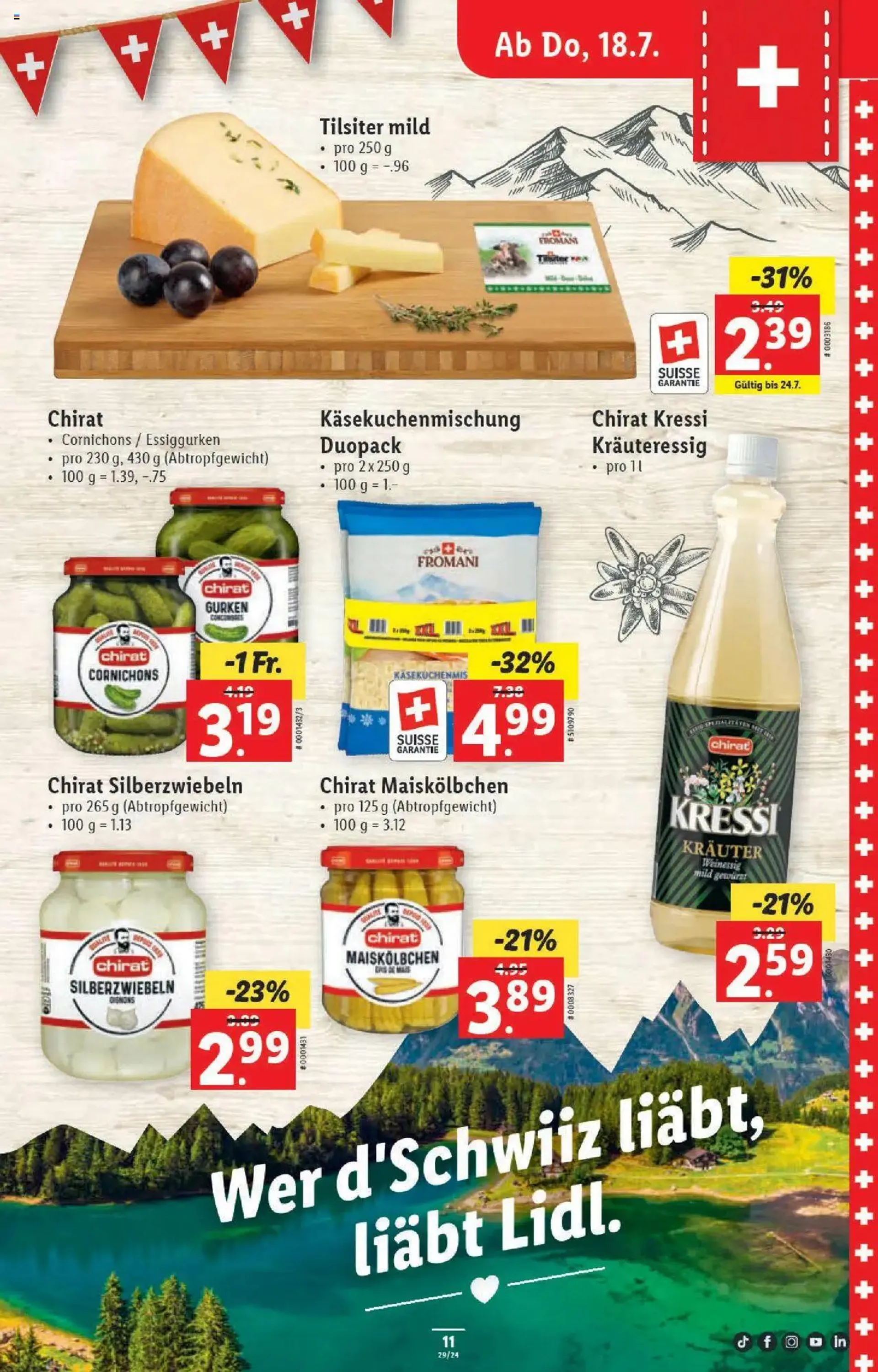 Lidl Aktionen von 18. Juli bis 24. Juli 2024 - Prospekt seite  11