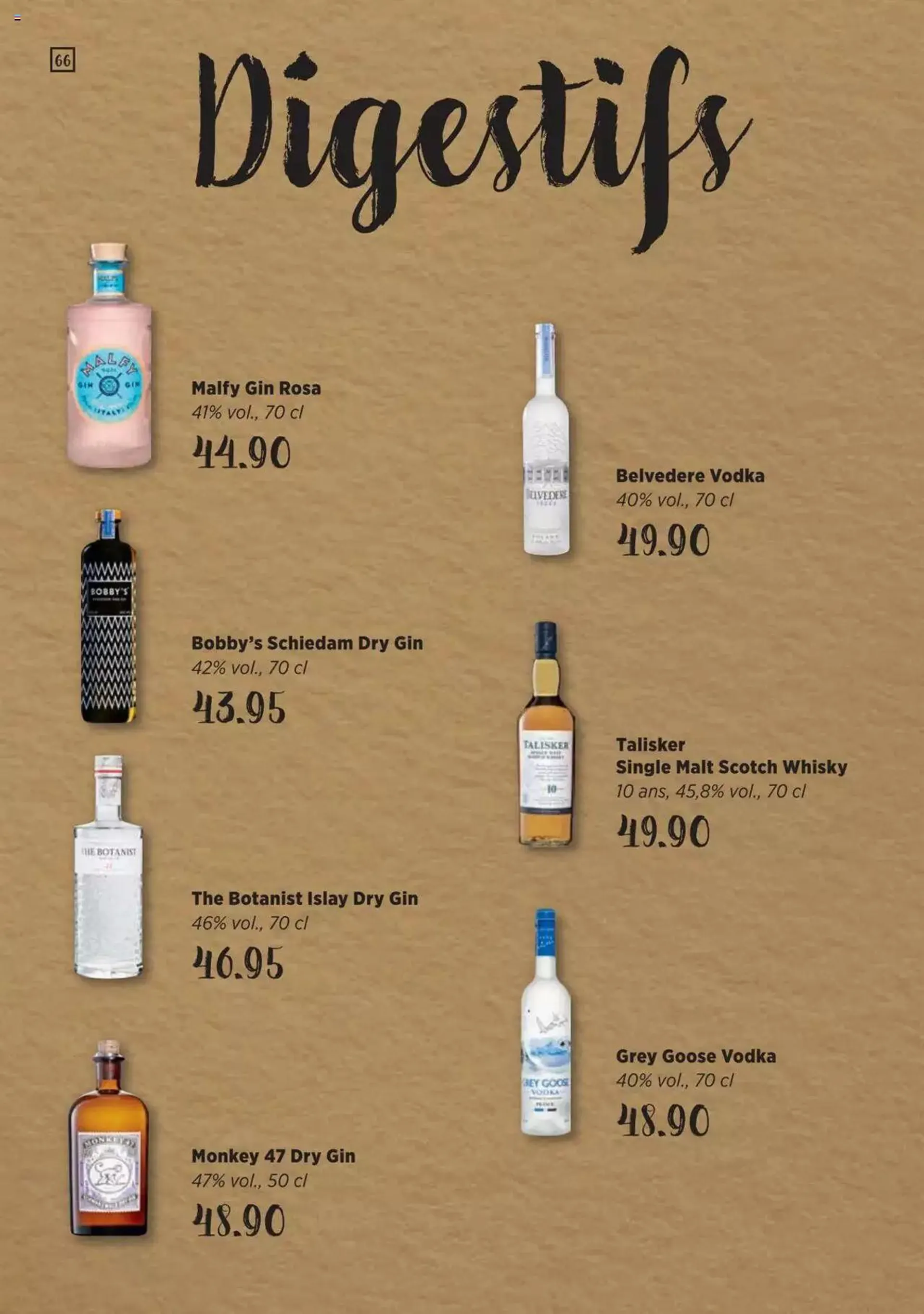 Denner Guide des vins 2023 /2024 FR von 11. September bis 31. Dezember 2023 - Prospekt seite  66