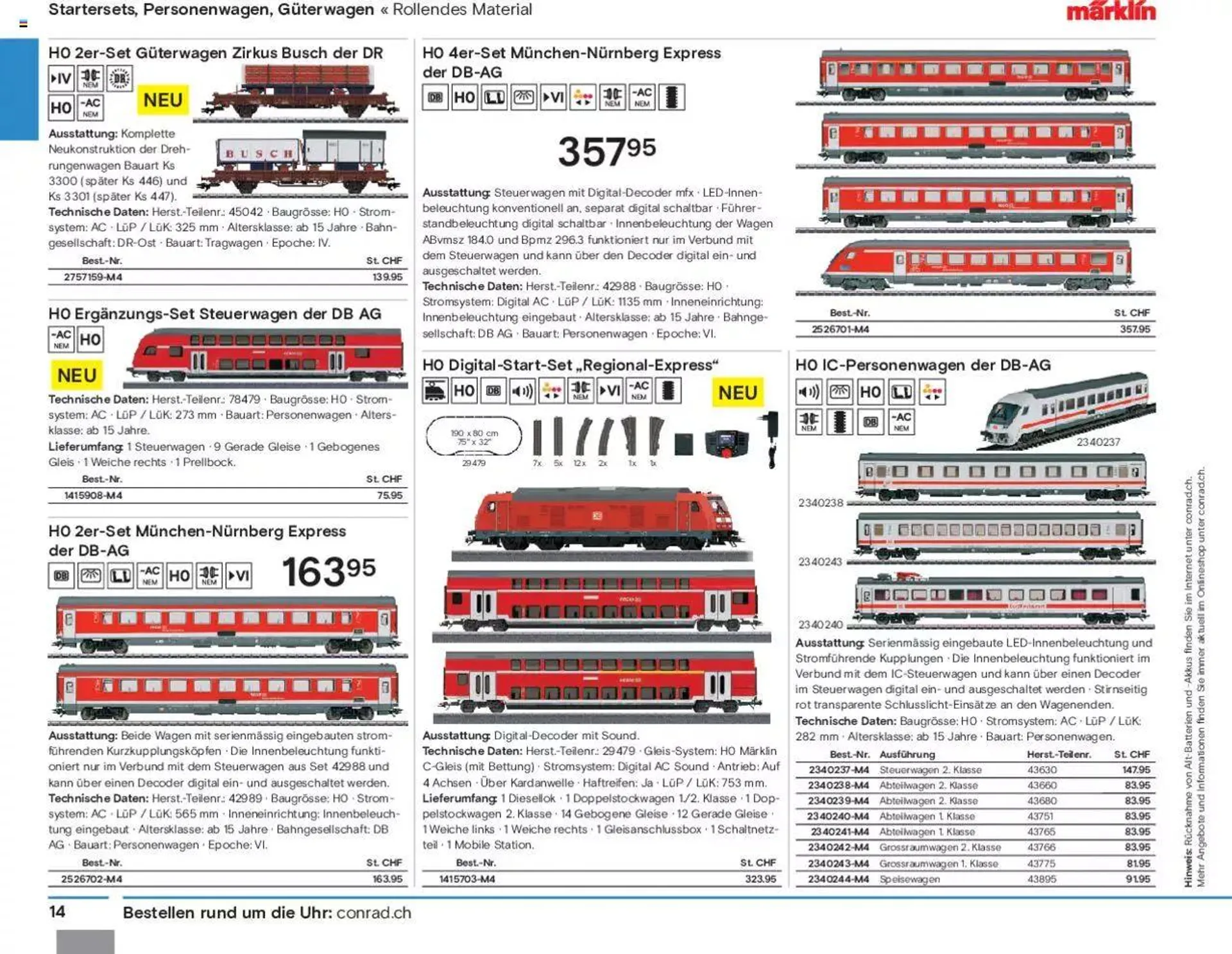 Conrad Modellbahn Katalog 2023/24 von 5. September bis 31. Dezember 2023 - Prospekt seite  16