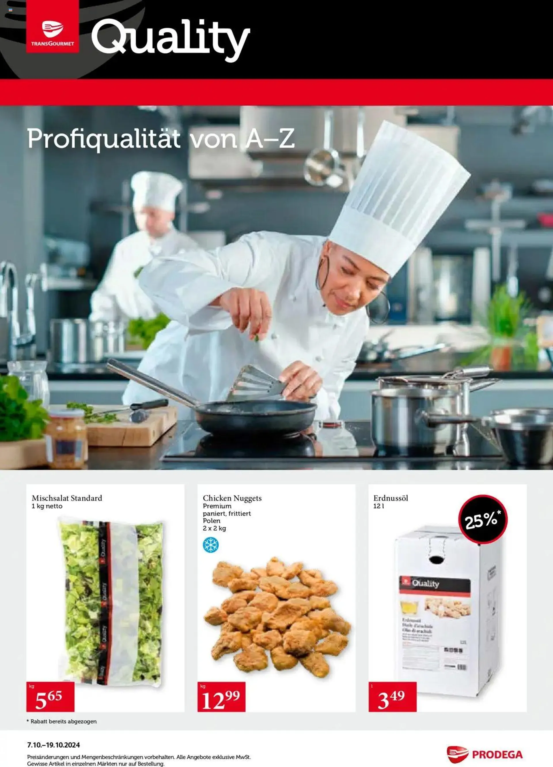 Prodega Aktionen Transgourmet Quality - 0