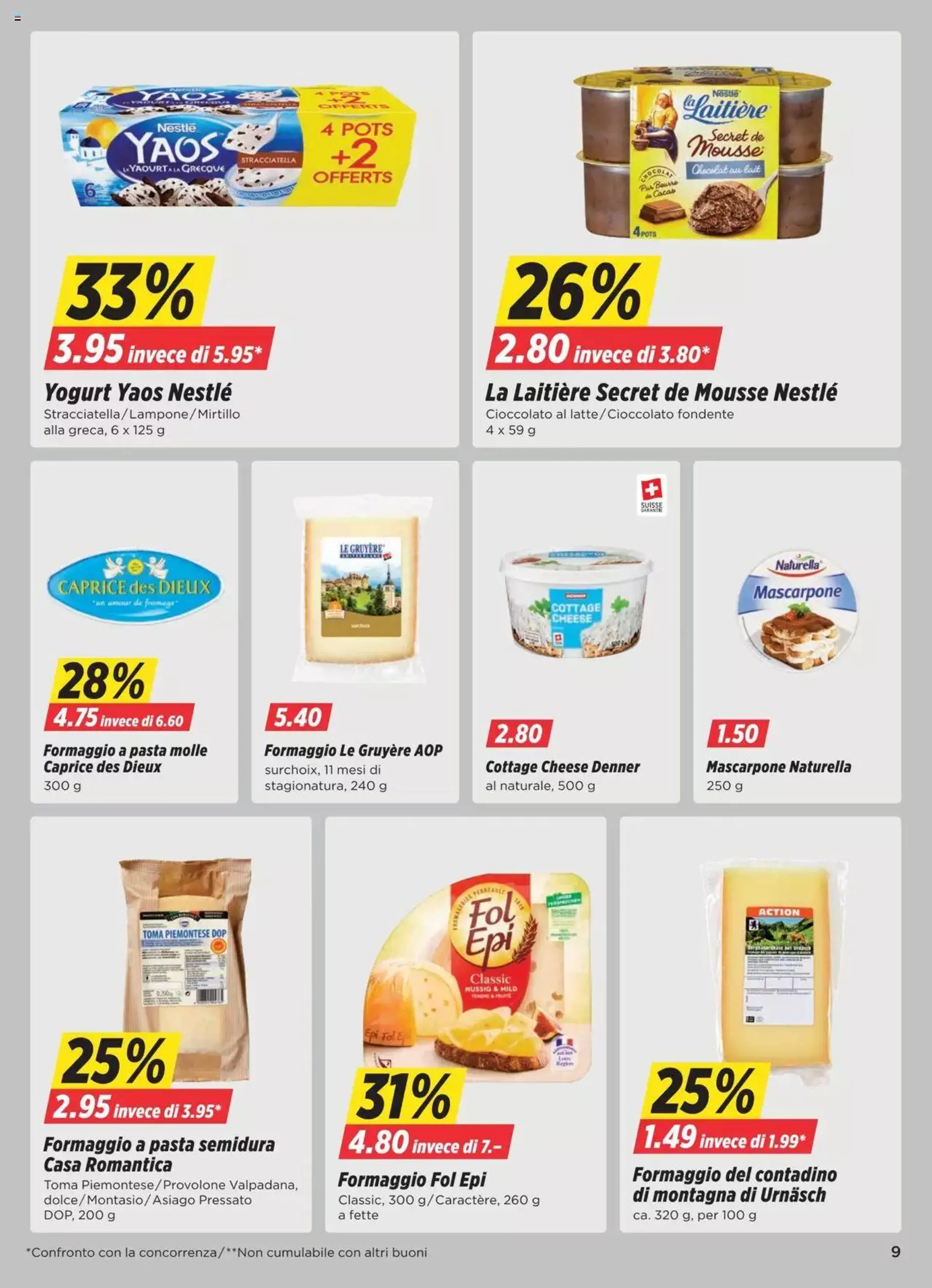 Denner Aktionen IT von 4. Juni bis 10. Juni 2024 - Prospekt seite  9