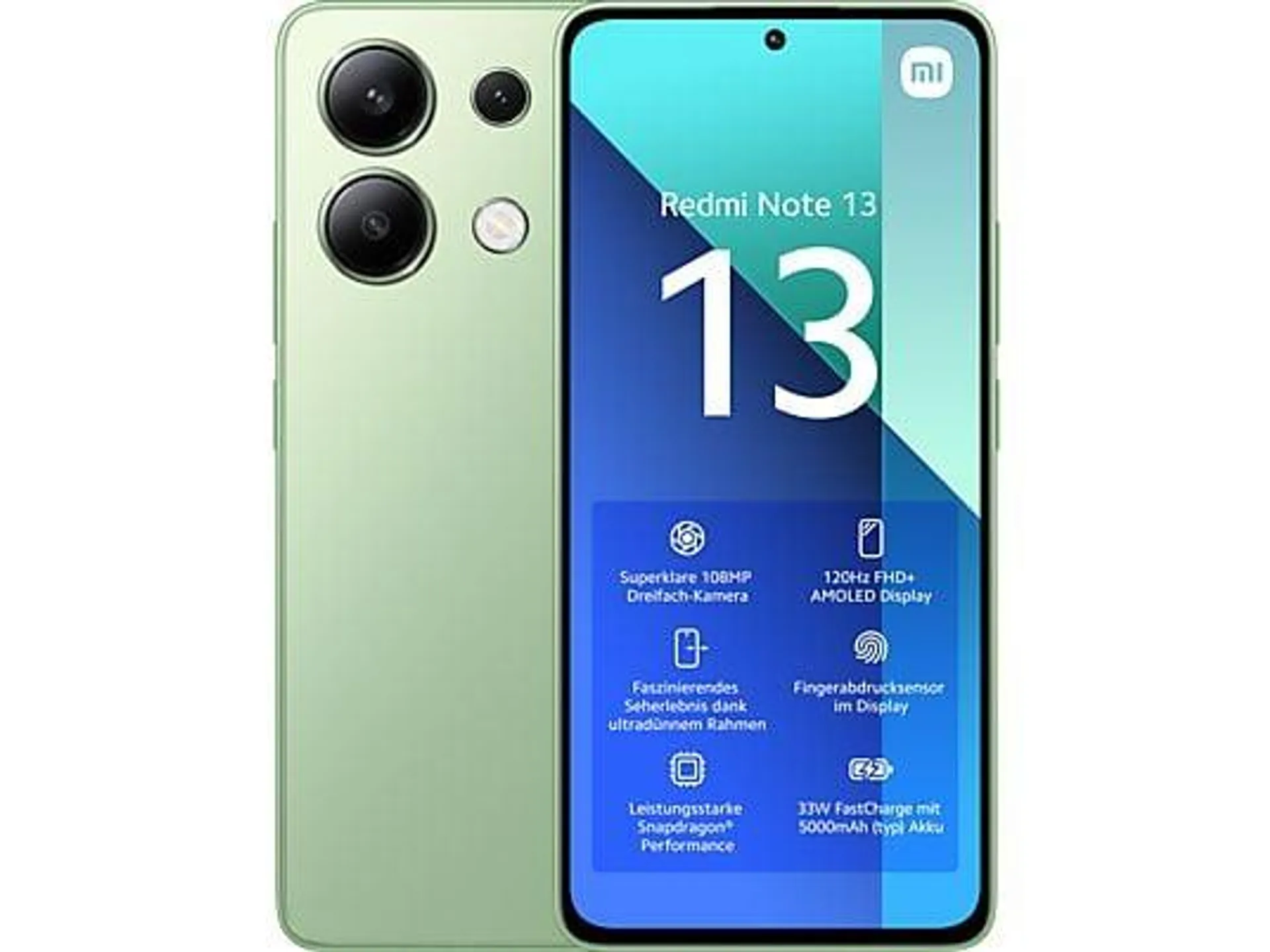 XIAOMI Redmi Note 13 4G 128 GB Mint Green Dual SIM