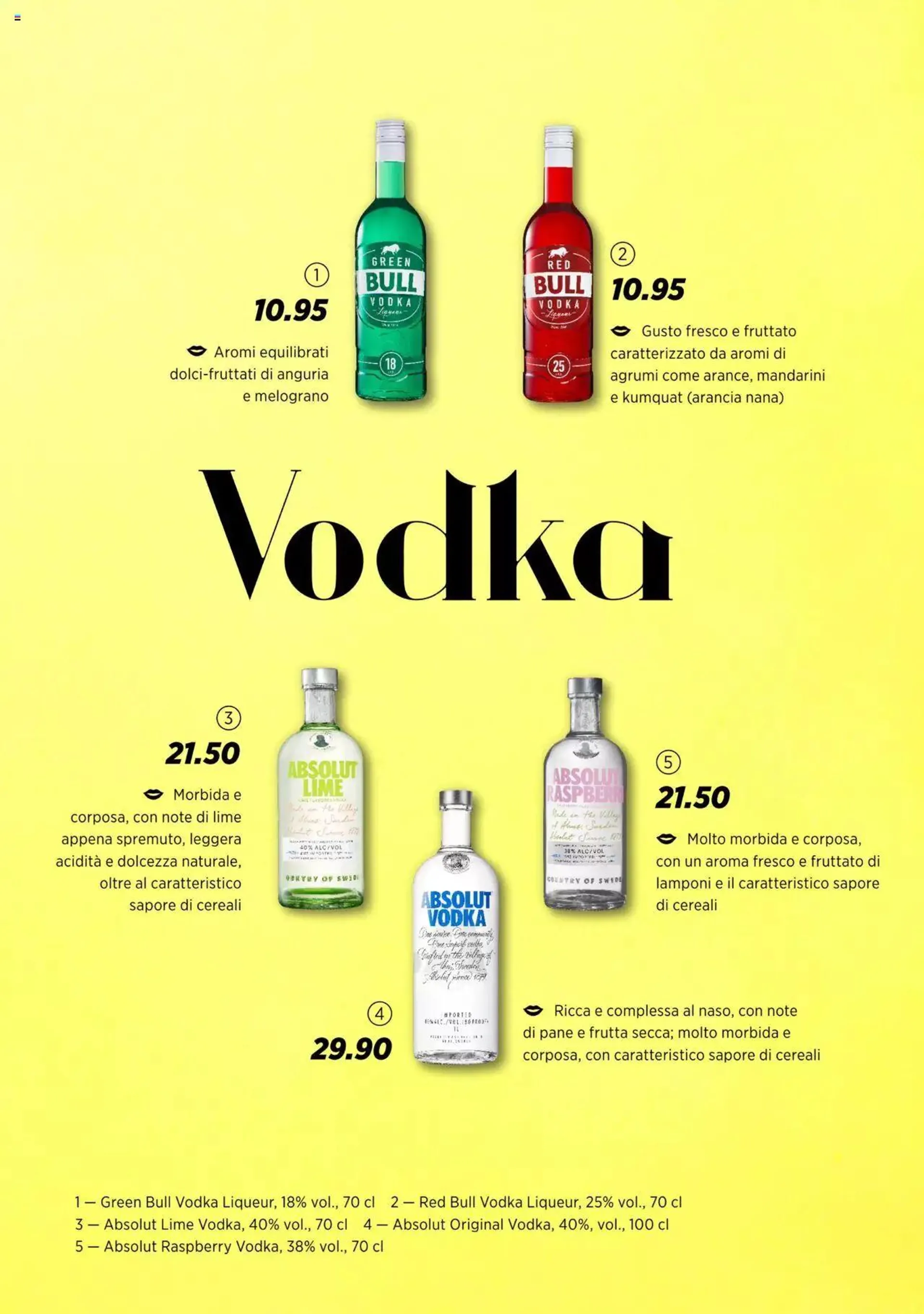 Denner Aktionen drinks and cigars IT von 6. Juni bis 31. Dezember 2023 - Prospekt seite  7