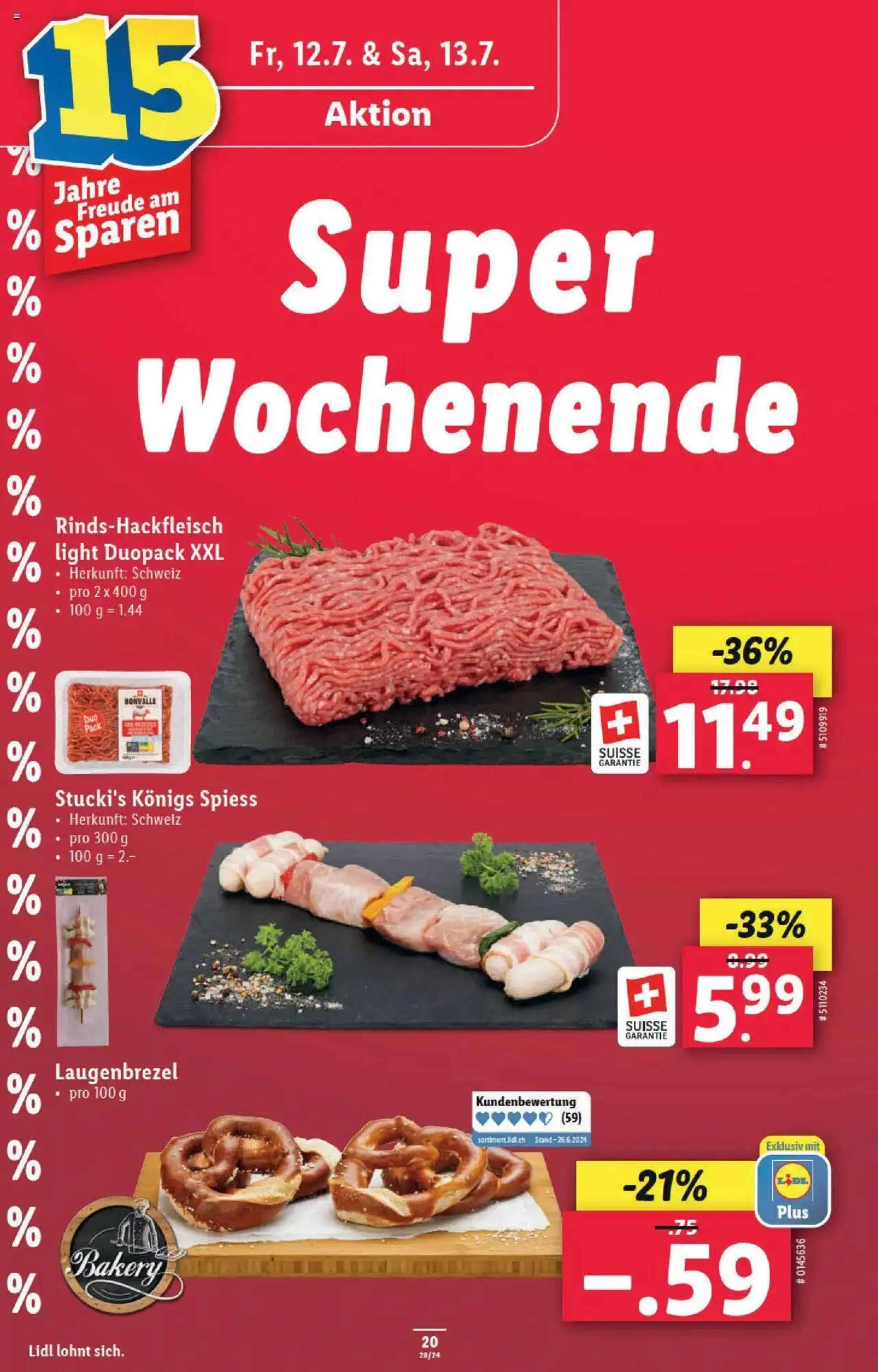 Lidl Aktionen von 11. Juli bis 17. Juli 2024 - Prospekt seite  20