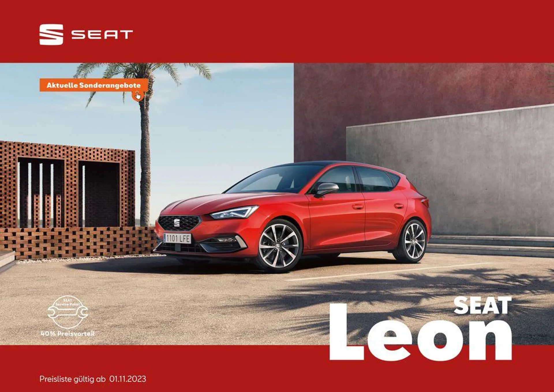 SEAT Leon von 13. November bis 31. Dezember 2024 - Prospekt seite  1