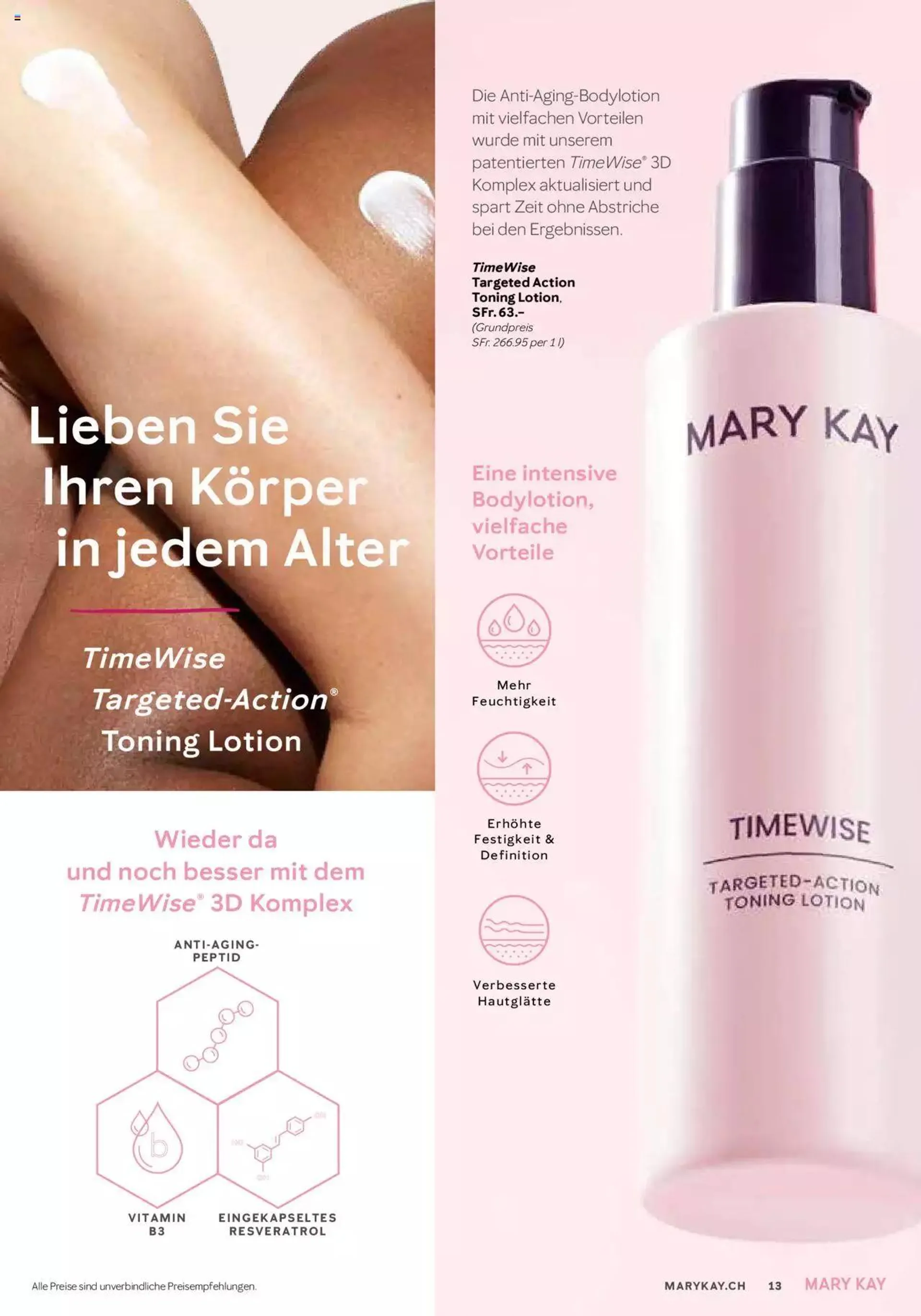 Mary Kay Aktionen von 16. April bis 31. Dezember 2024 - Prospekt seite  13