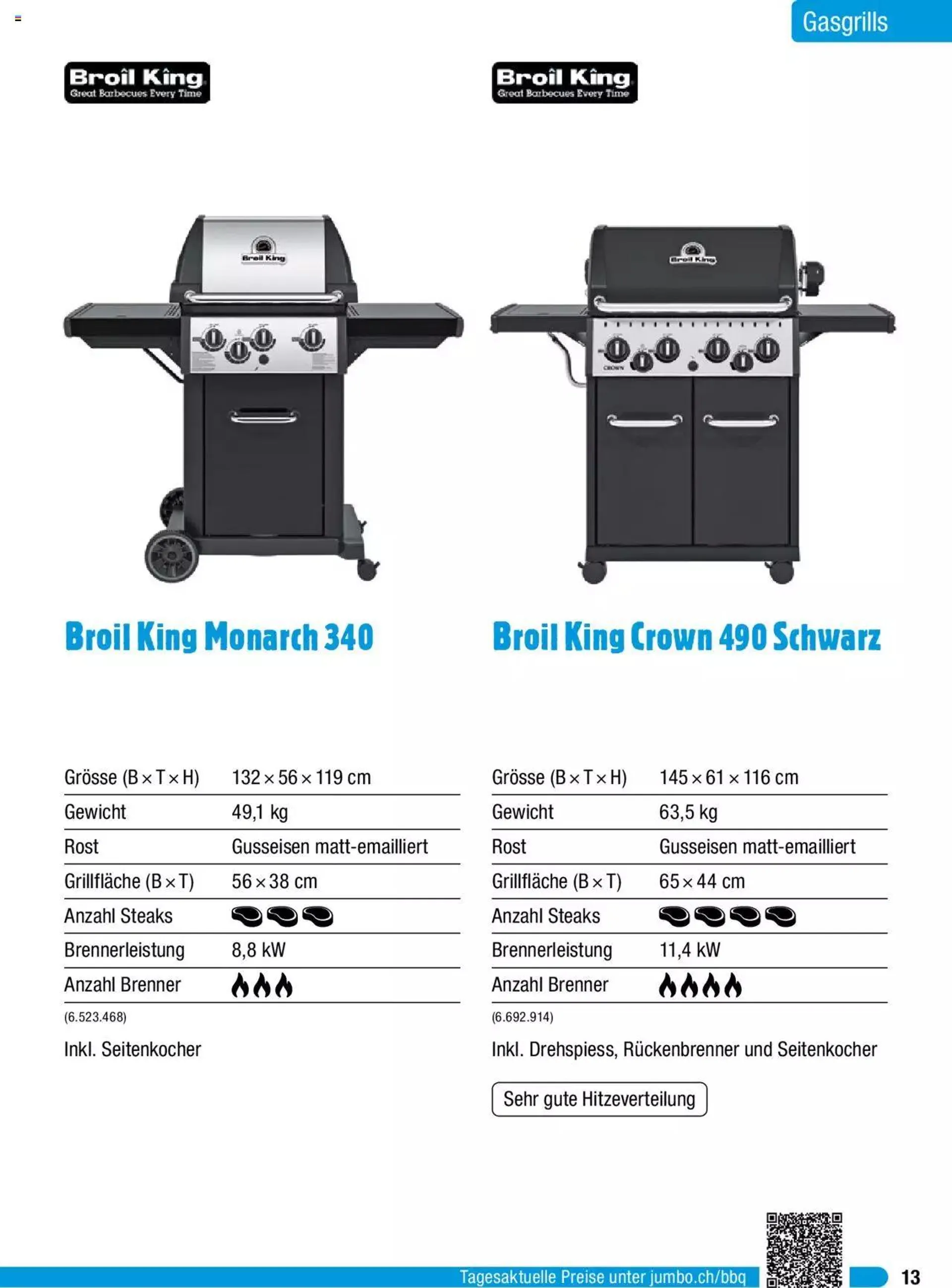 Jumbo Grosse Grillbroschure 2023 von 27. Februar bis 31. Dezember 2023 - Prospekt seite  13