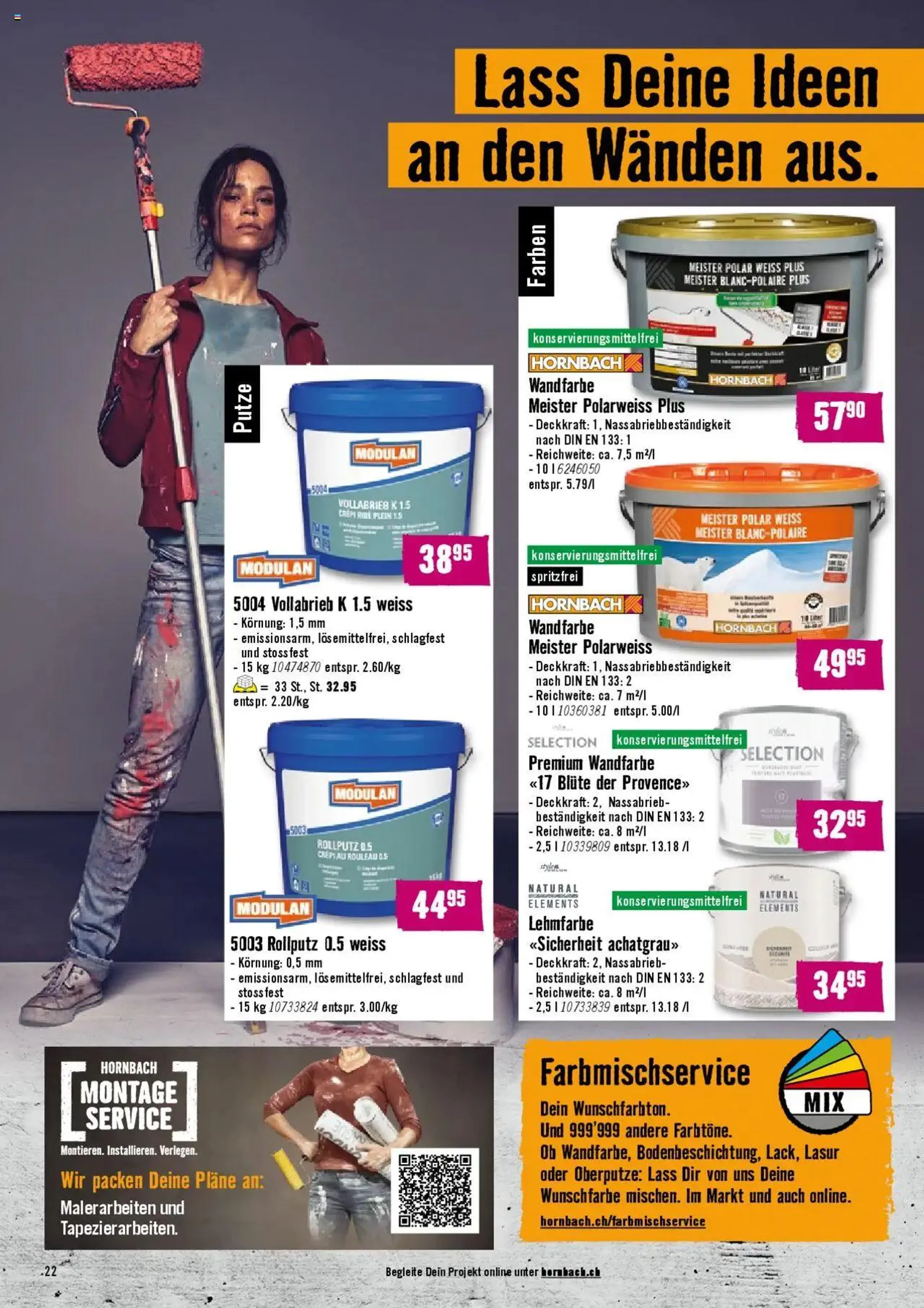 Hornbach Aktionen von 24. September bis 21. Oktober 2024 - Prospekt seite  22