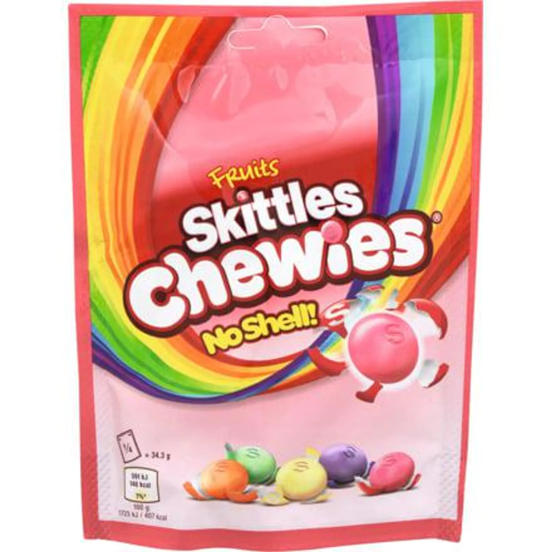 Skittles Chewies Fruits No Shell 137 g