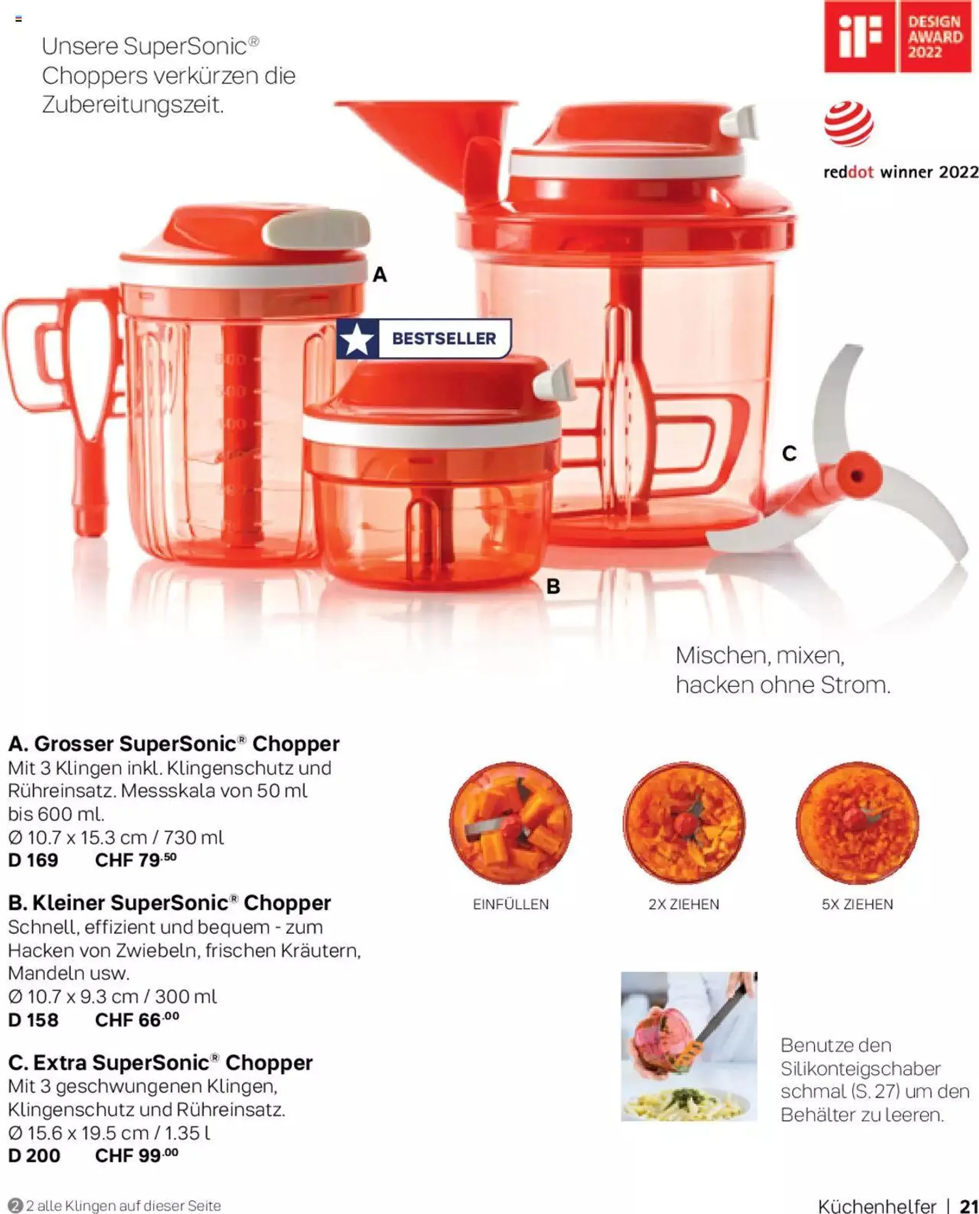 Tupperware Aktionen Herbst / Winter 2023 von 1. November bis 31. Dezember 2023 - Prospekt seite  21