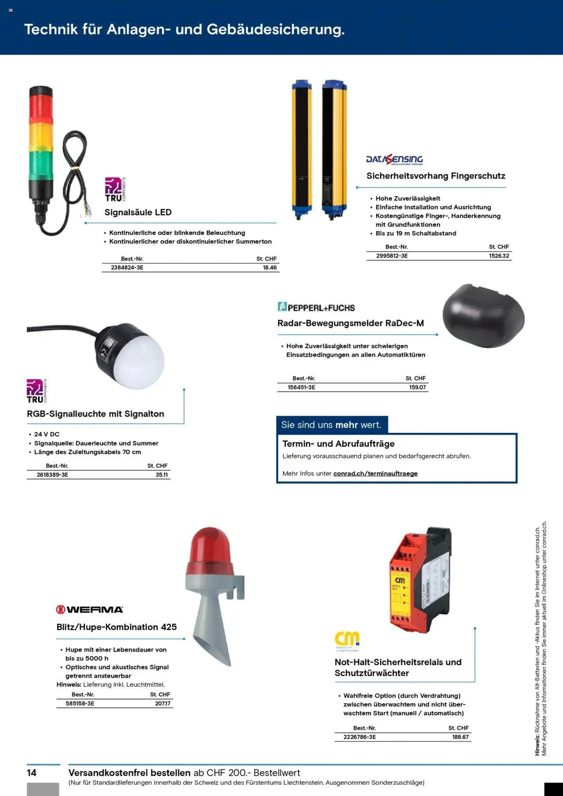Conrad Aktionen Produktionsprozess von 9. Juli bis 31. Dezember 2024 - Prospekt seite  14