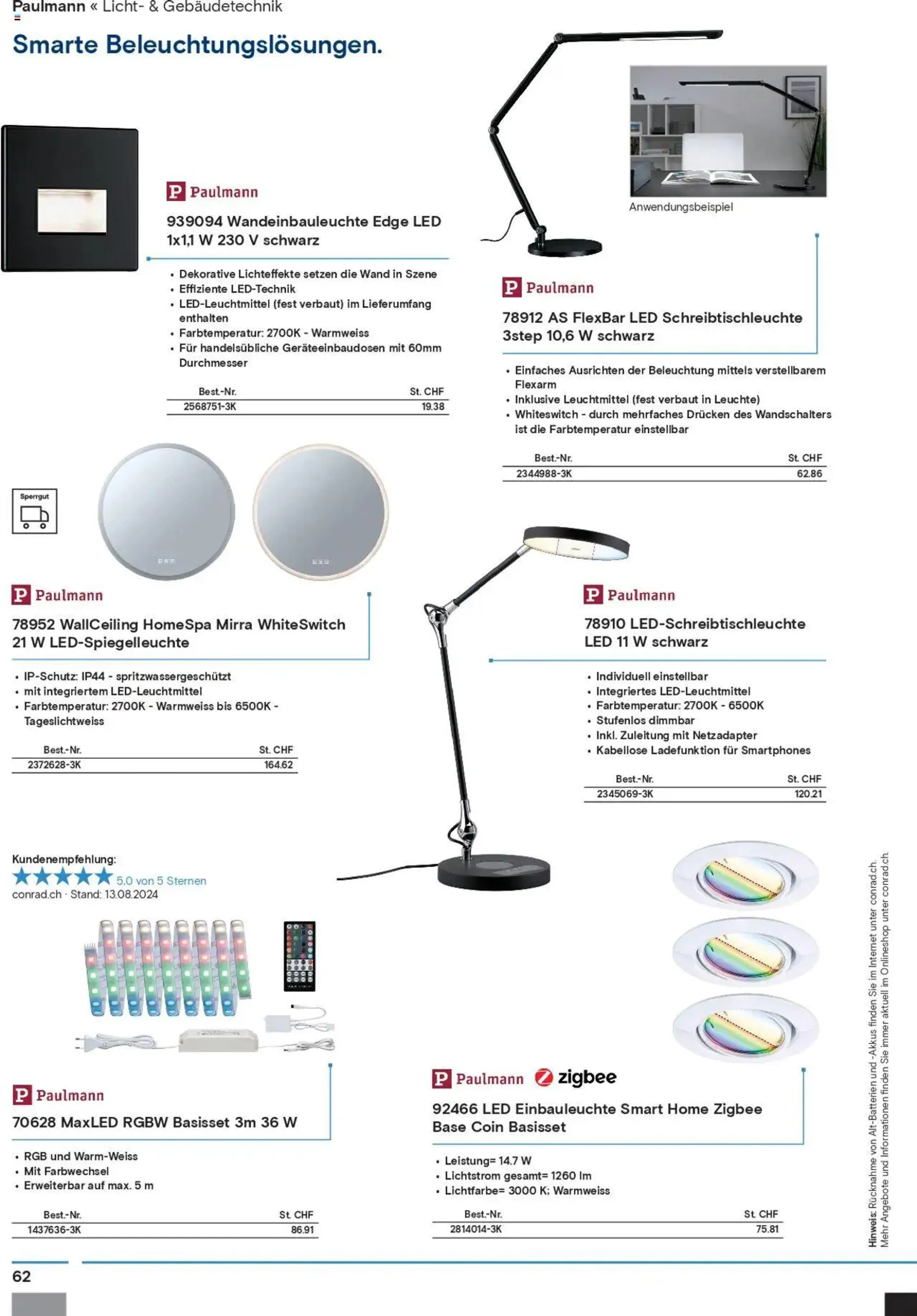 Conrad Aktionen Technik Deals von 2. September bis 20. Oktober 2024 - Prospekt seite  64