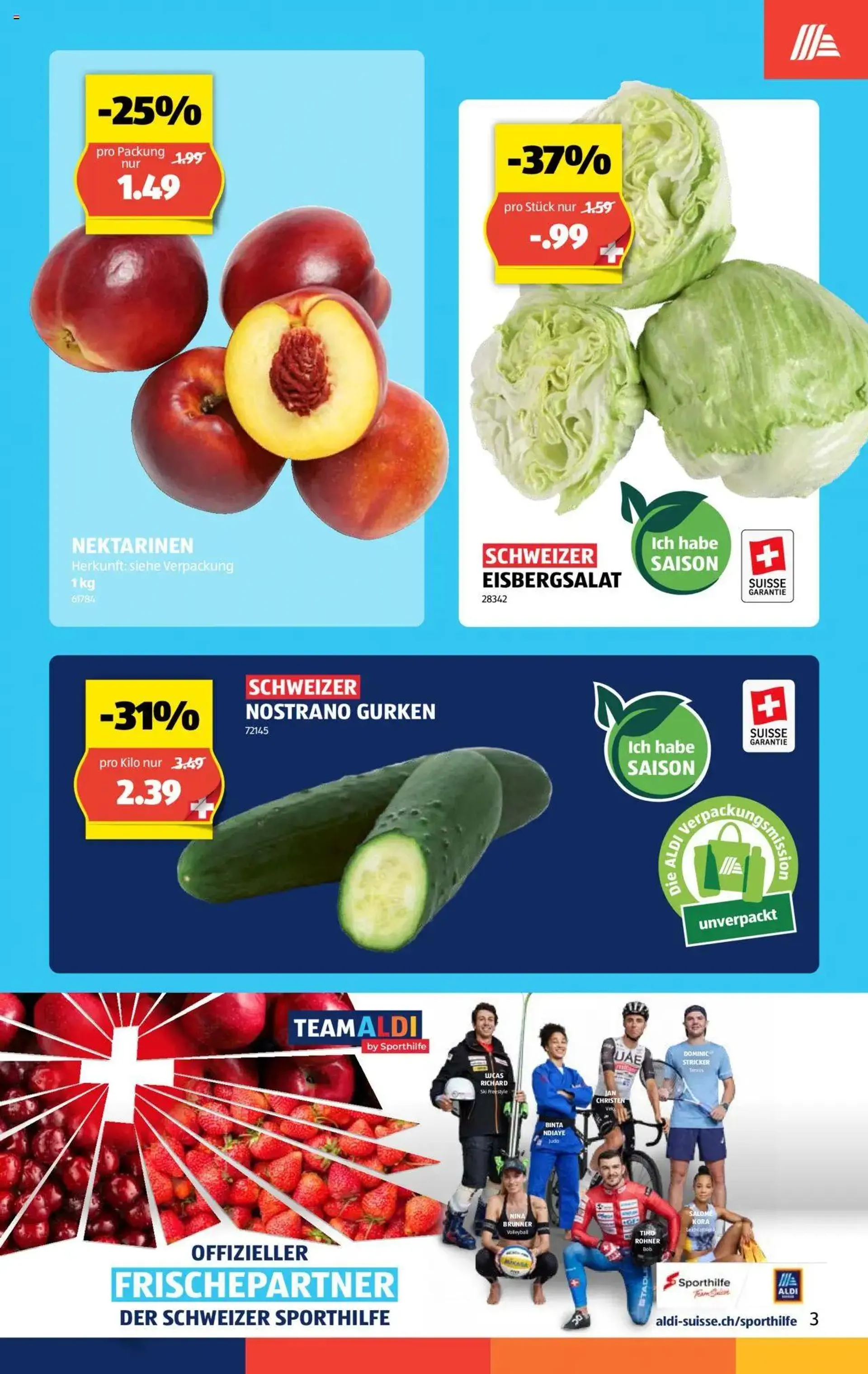 Aldi Aktionen von 18. Juli bis 24. Juli 2024 - Prospekt seite  3