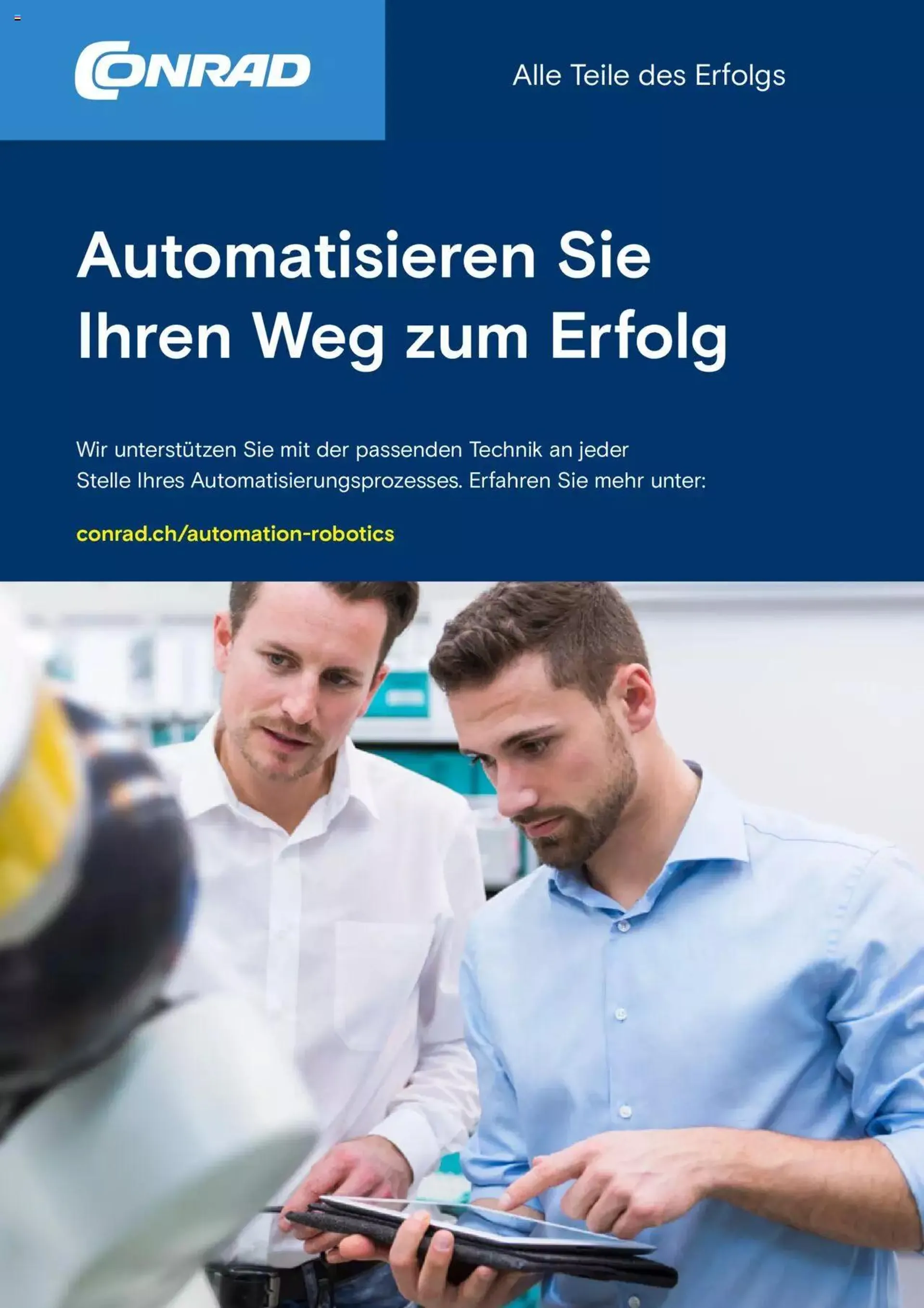 Conrad Automation und Robotik von 18. Juli bis 31. Dezember 2023 - Prospekt seite  1