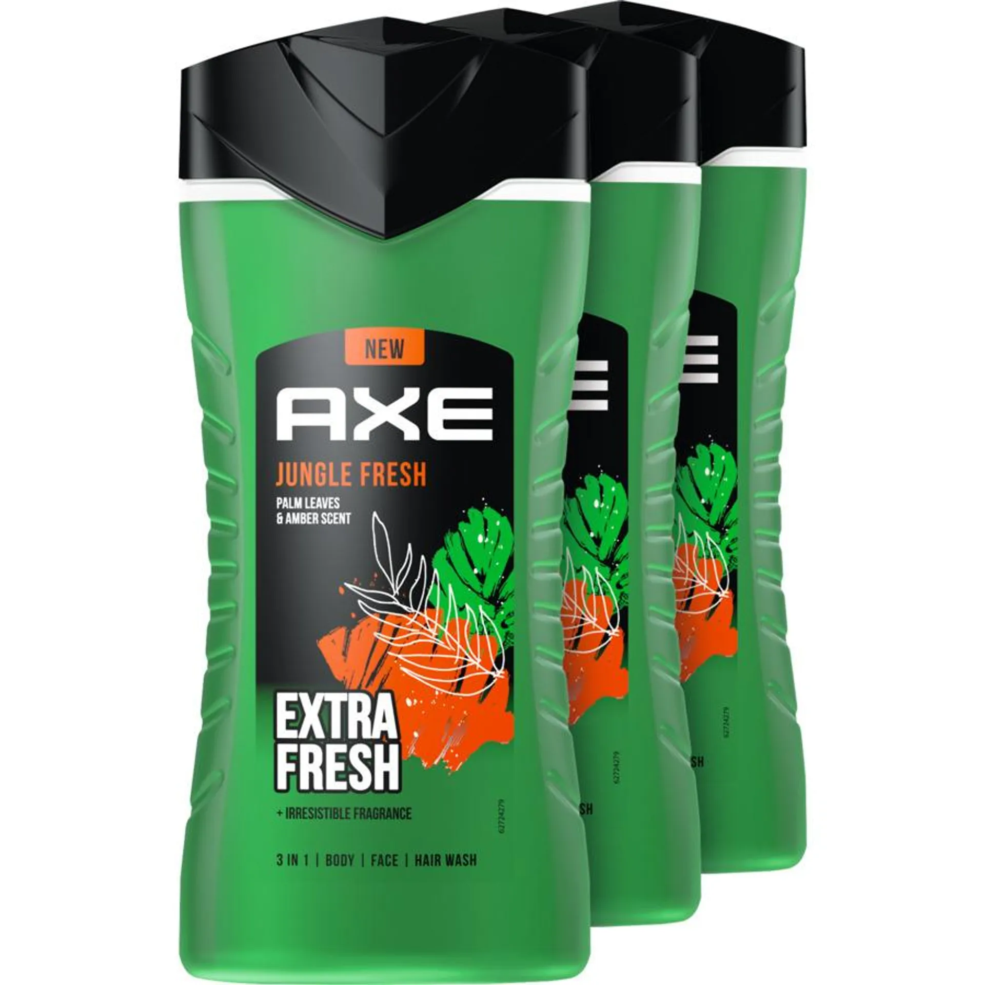 Axe 3in1-Duschgel Jungle Fresh 3 x 250 ml