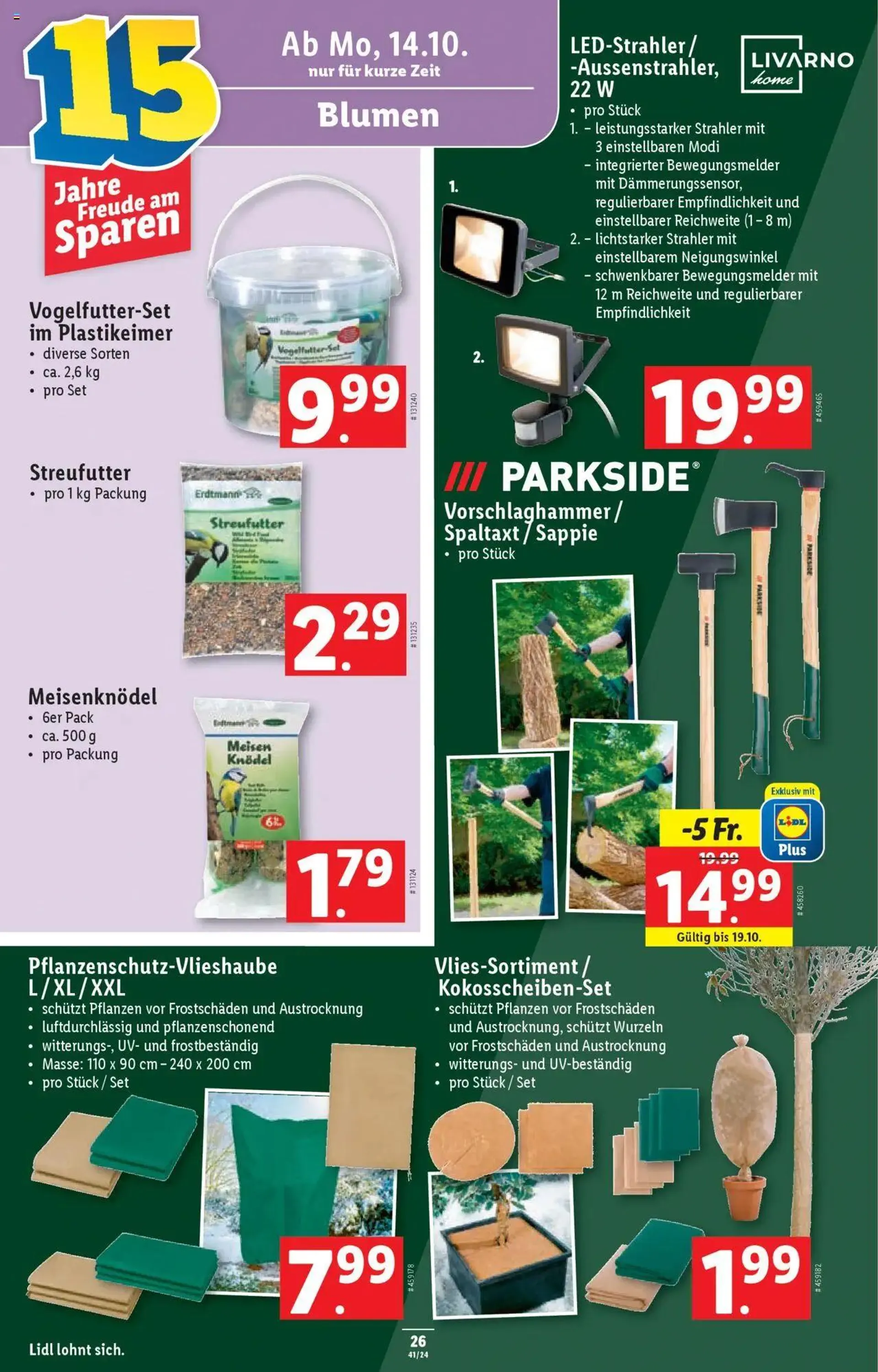 Lidl Aktionen von 10. Oktober bis 16. Oktober 2024 - Prospekt seite  26