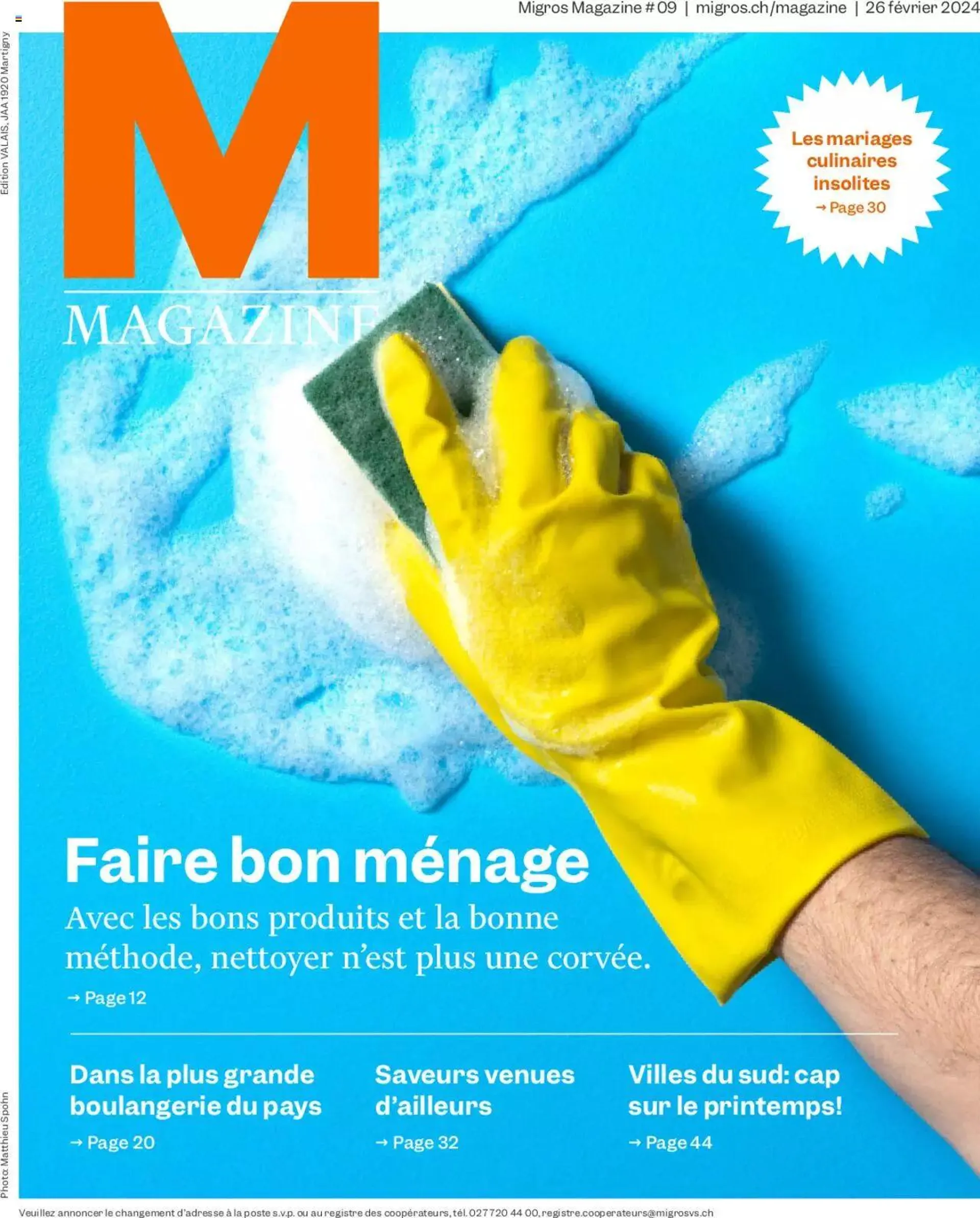 Migros Magazin FR von 26. Februar bis 3. März 2024 - Prospekt seite  