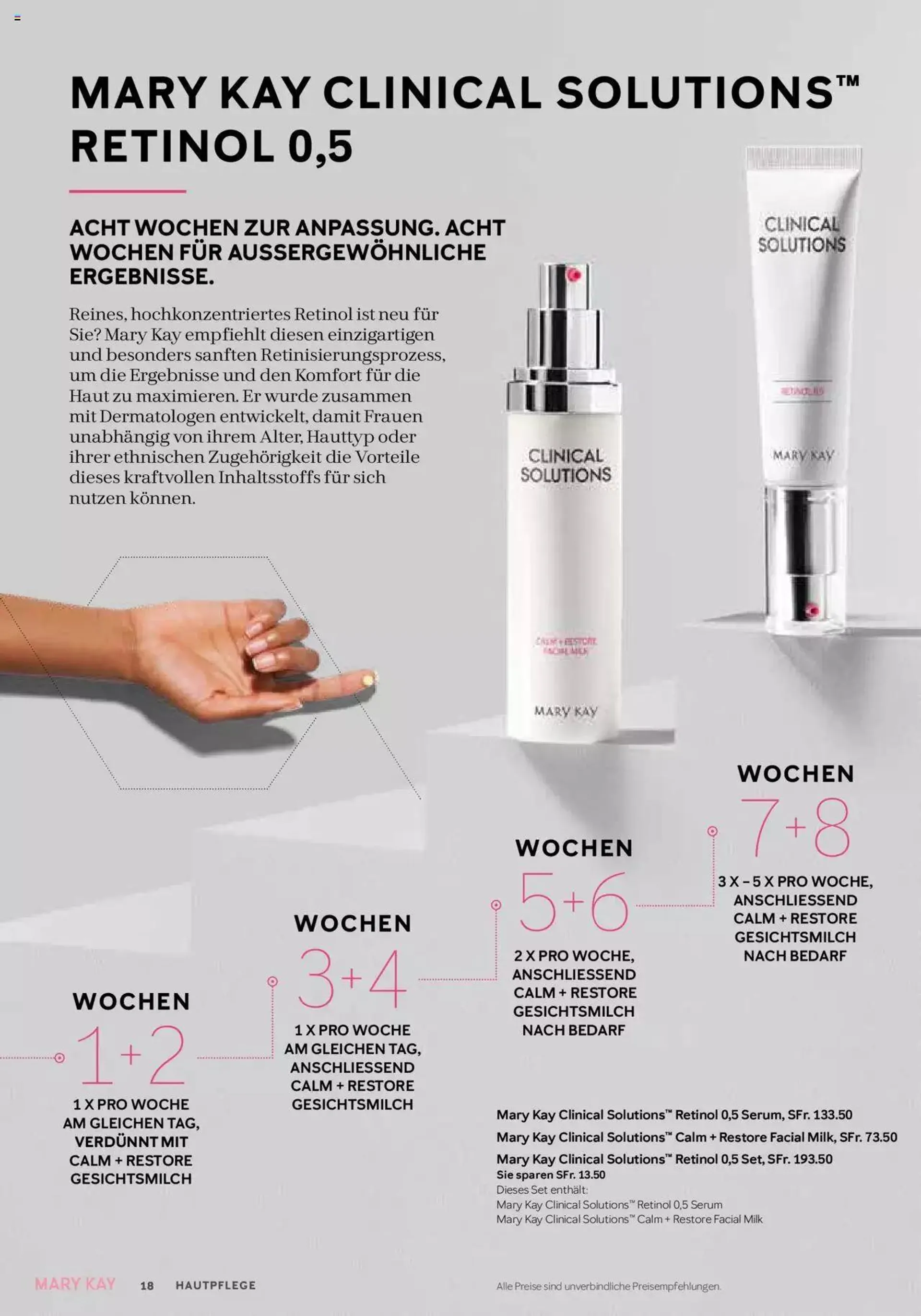 Mary Kay Aktionen von 16. April bis 31. Dezember 2024 - Prospekt seite  18