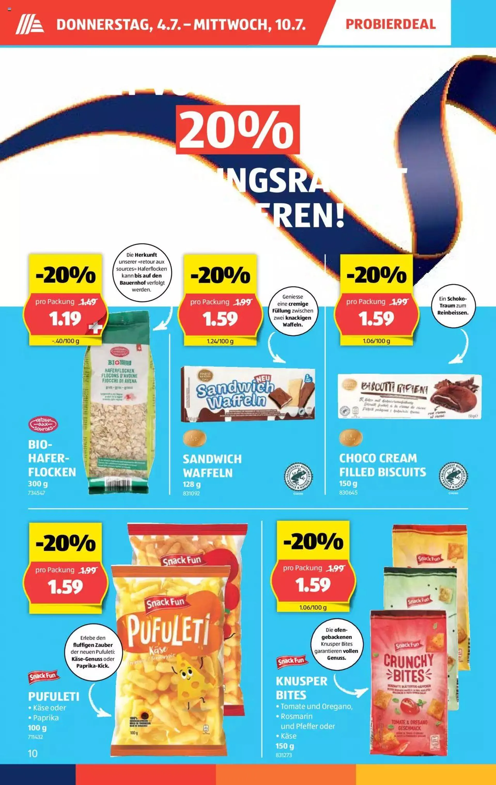 Aldi Aktionen von 4. Juli bis 10. Juli 2024 - Prospekt seite  10