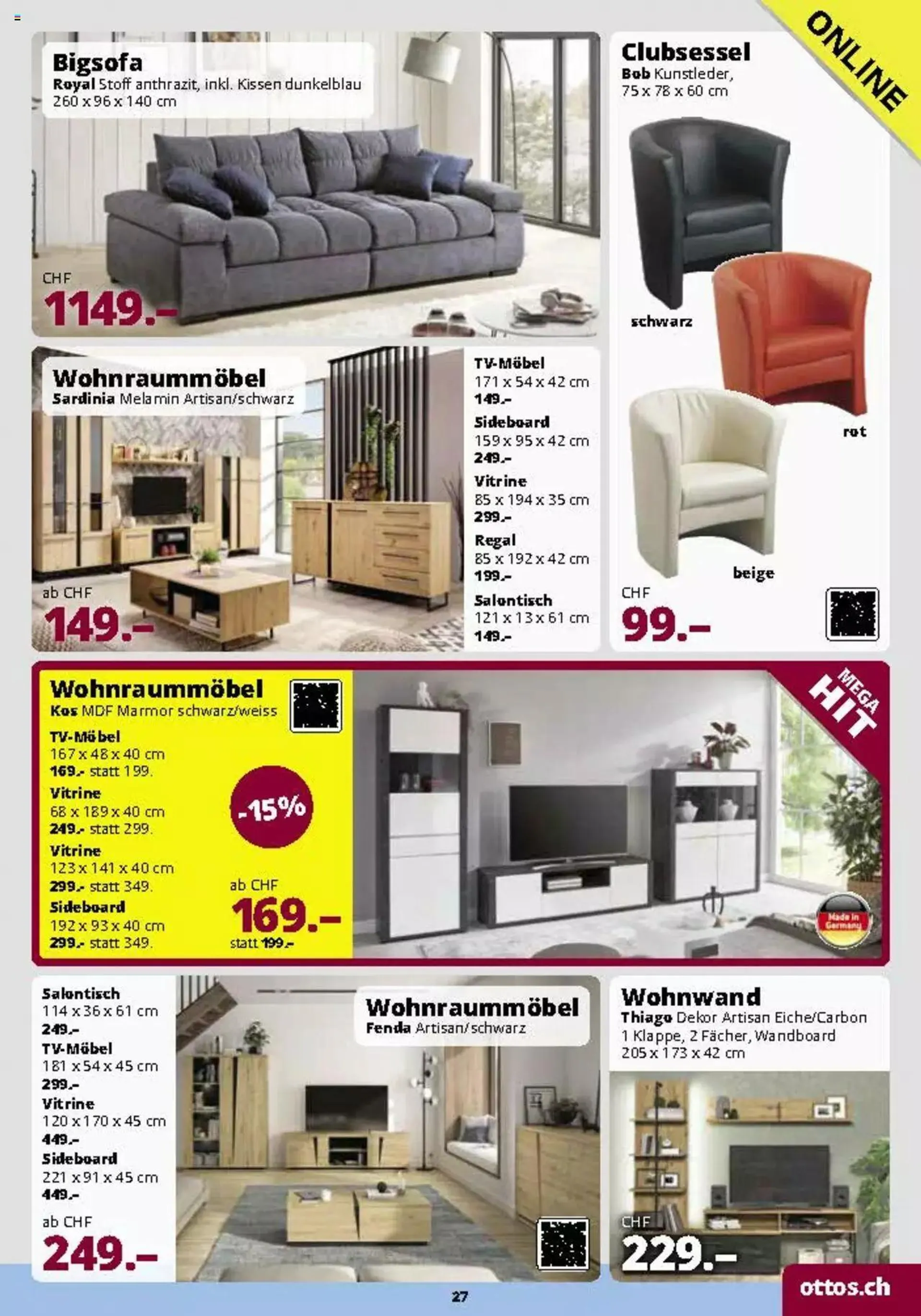 Otto's Online Katalog von 18. März bis 31. Dezember 2024 - Prospekt seite  27