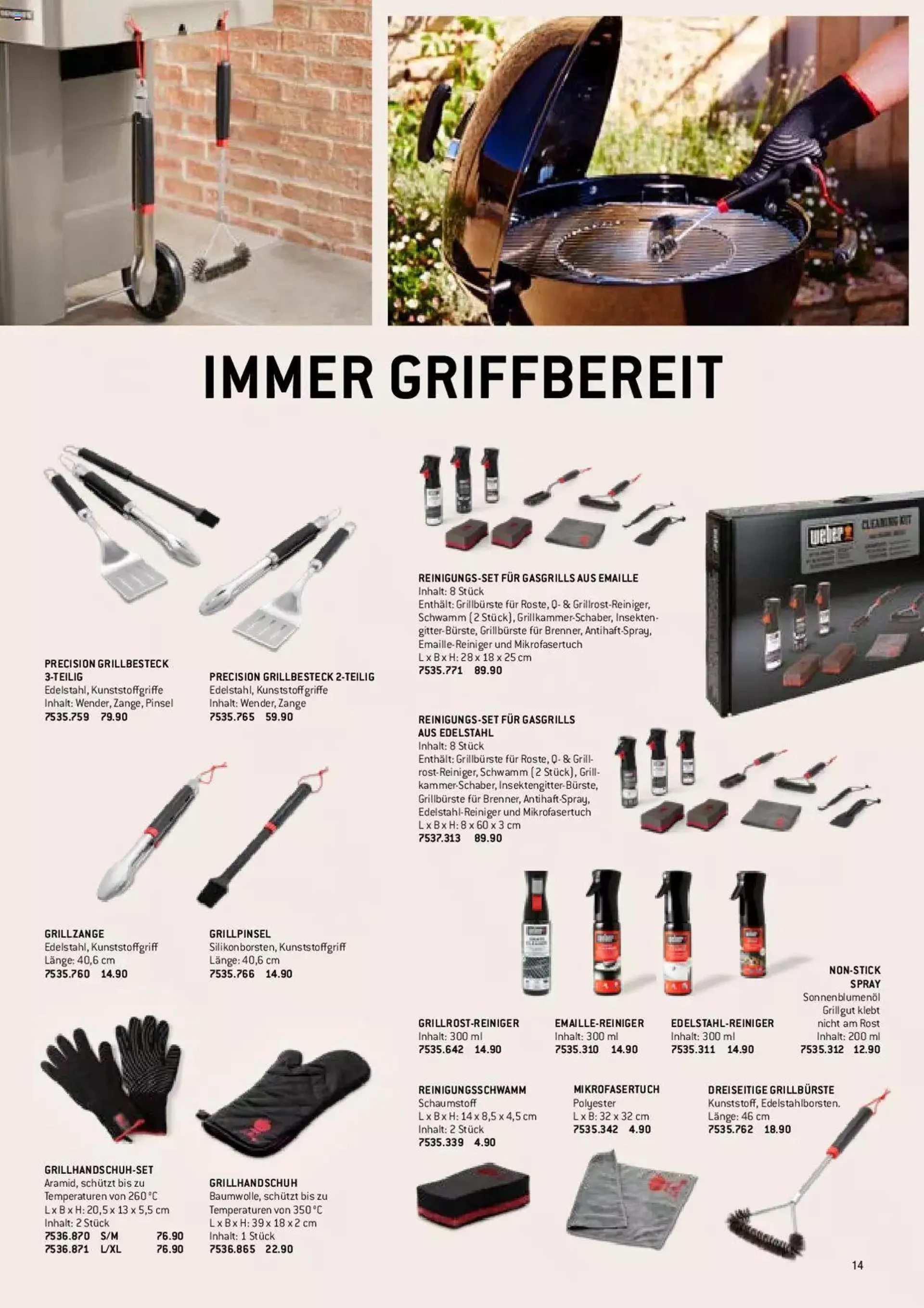 DO IT+GARDEN MIGROS Aktionen Grill von 26. Februar bis 31. Dezember 2024 - Prospekt seite  14