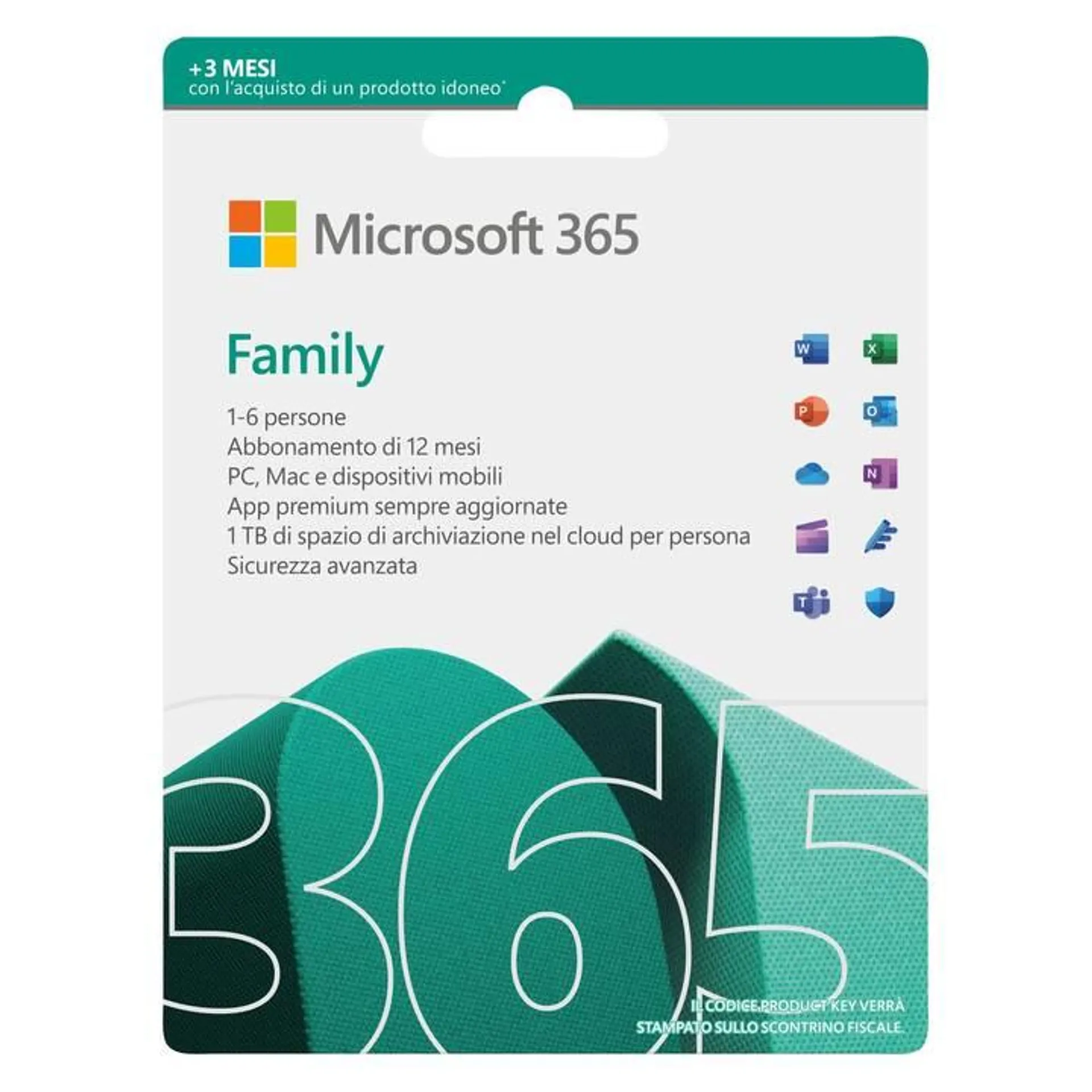 MICROSOFT 365 Family Extra Time (Jahreslizenz, 6x, 15 Monate, Deutsch, Italienisch, Französisch)